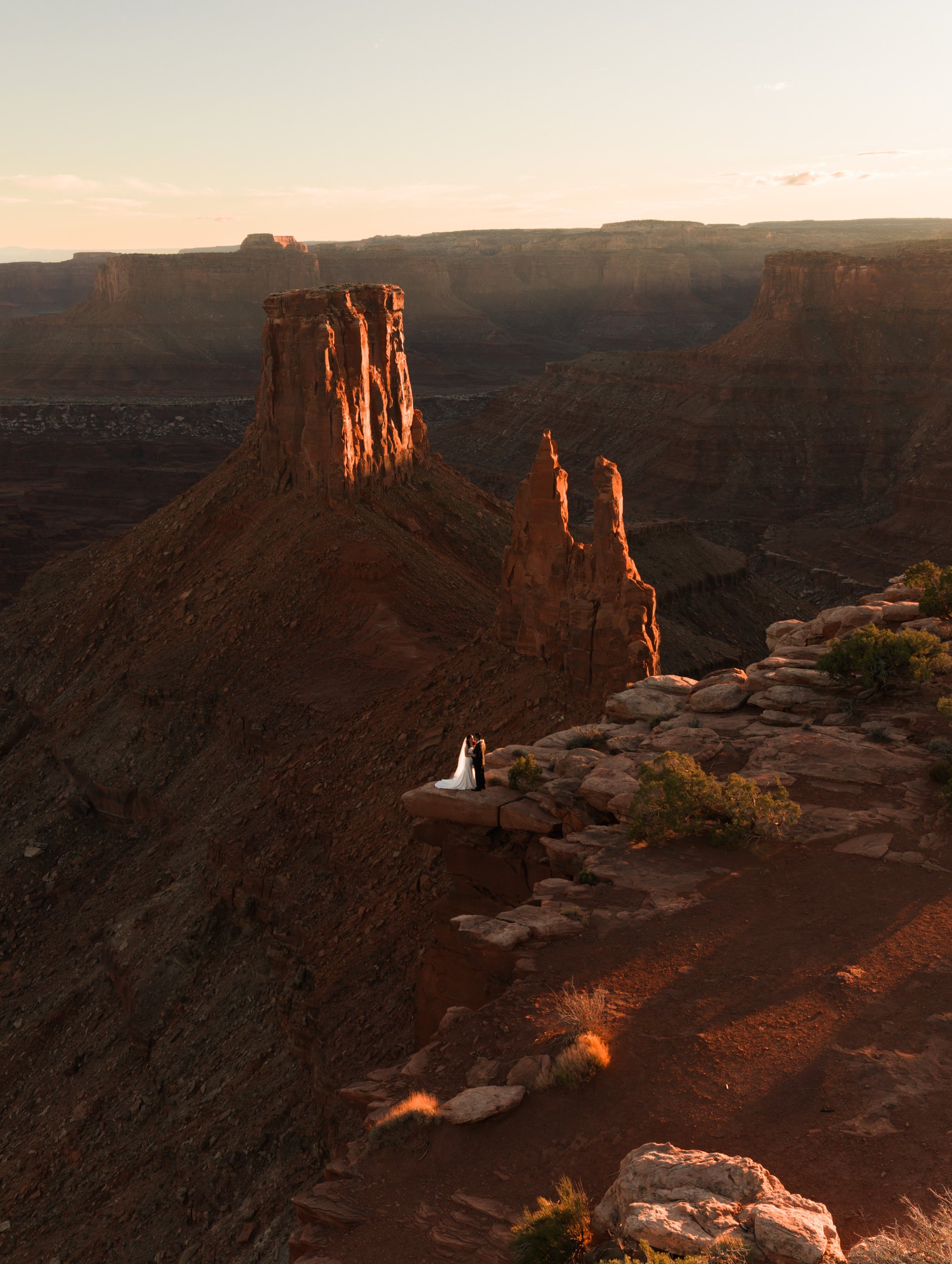 Jeep elopement in Moab, Utah with The Hearnes