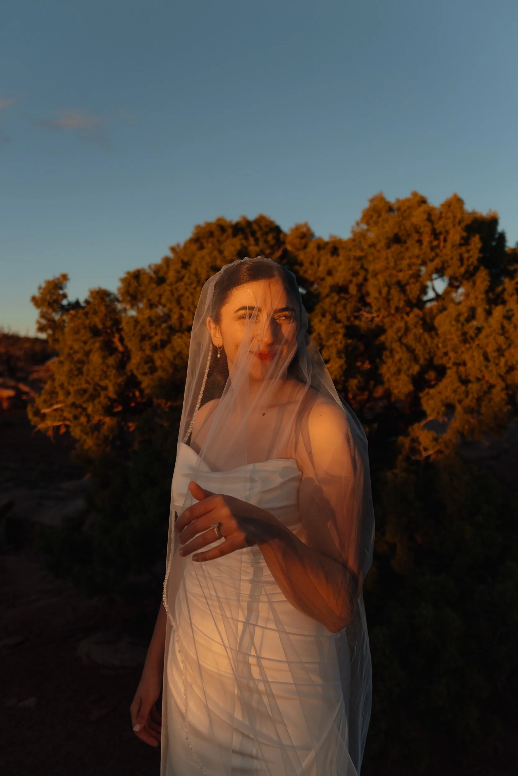 Jeep elopement in Moab, Utah with The Hearnes