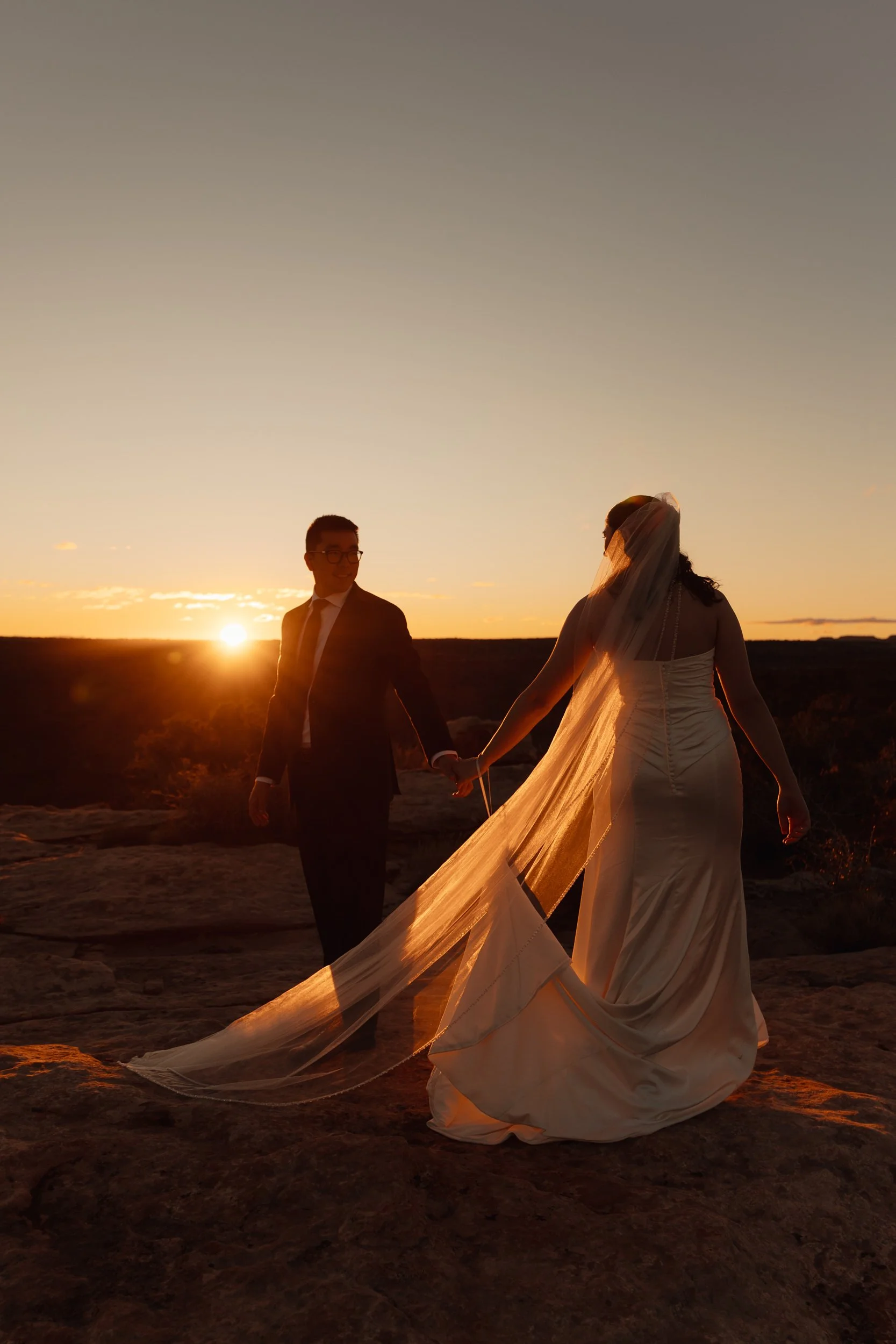 Jeep elopement in Moab, Utah with The Hearnes