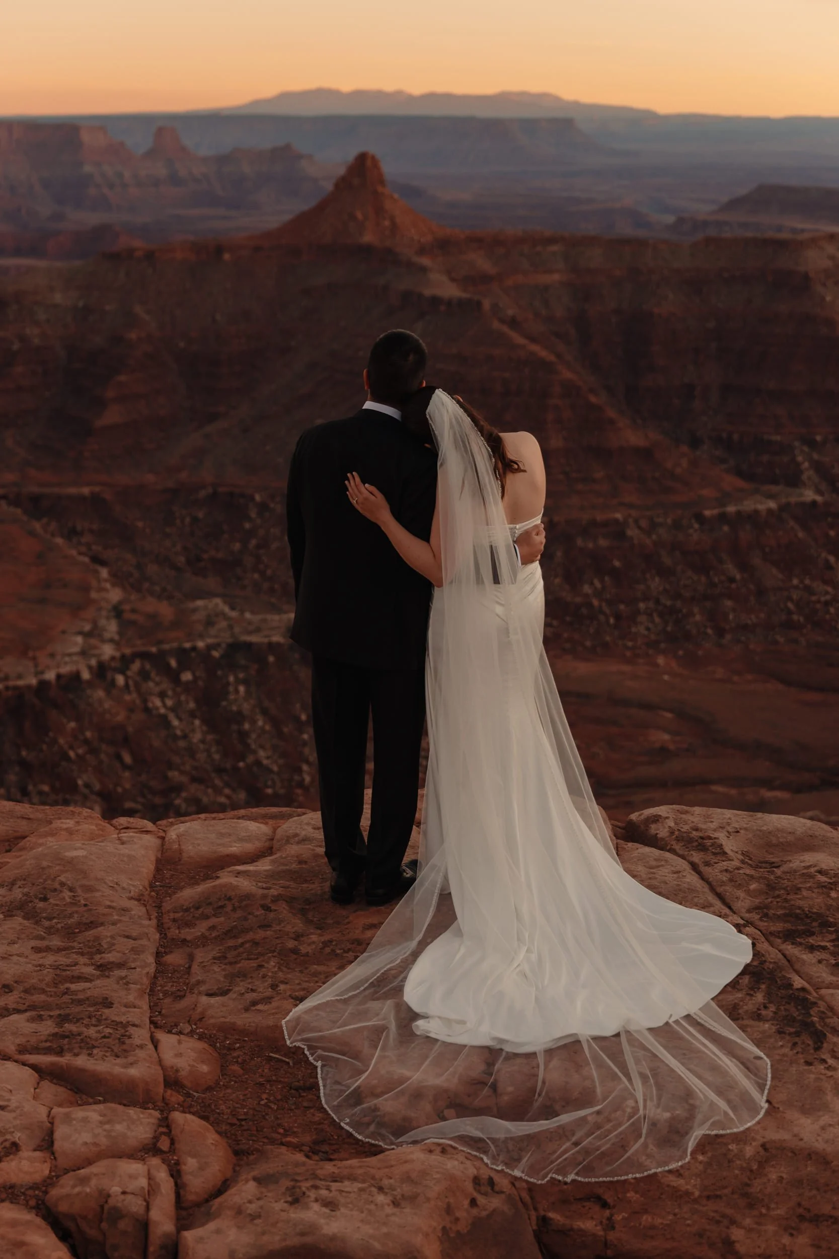 Jeep elopement in Moab, Utah with The Hearnes