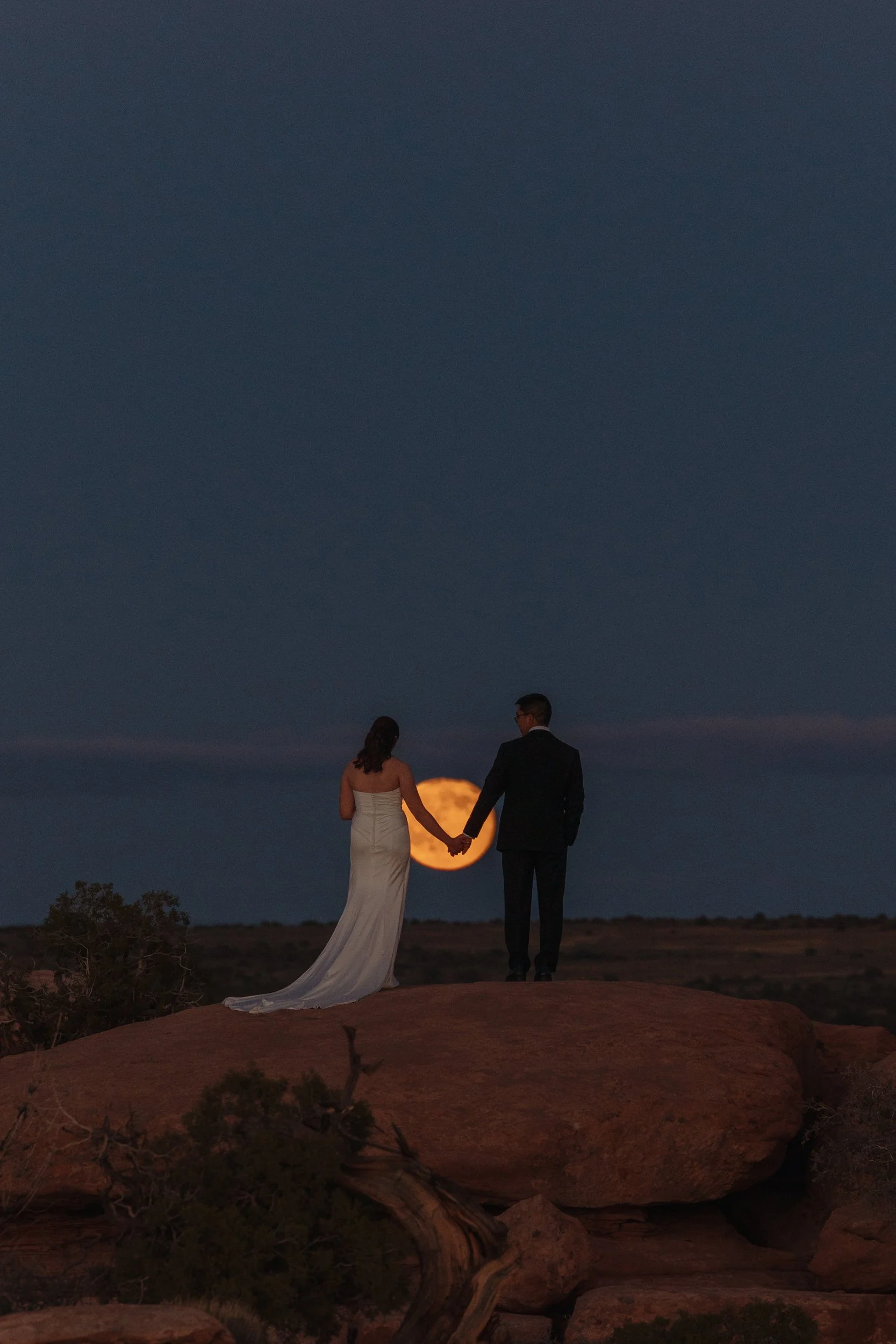 Jeep elopement in Moab, Utah with The Hearnes