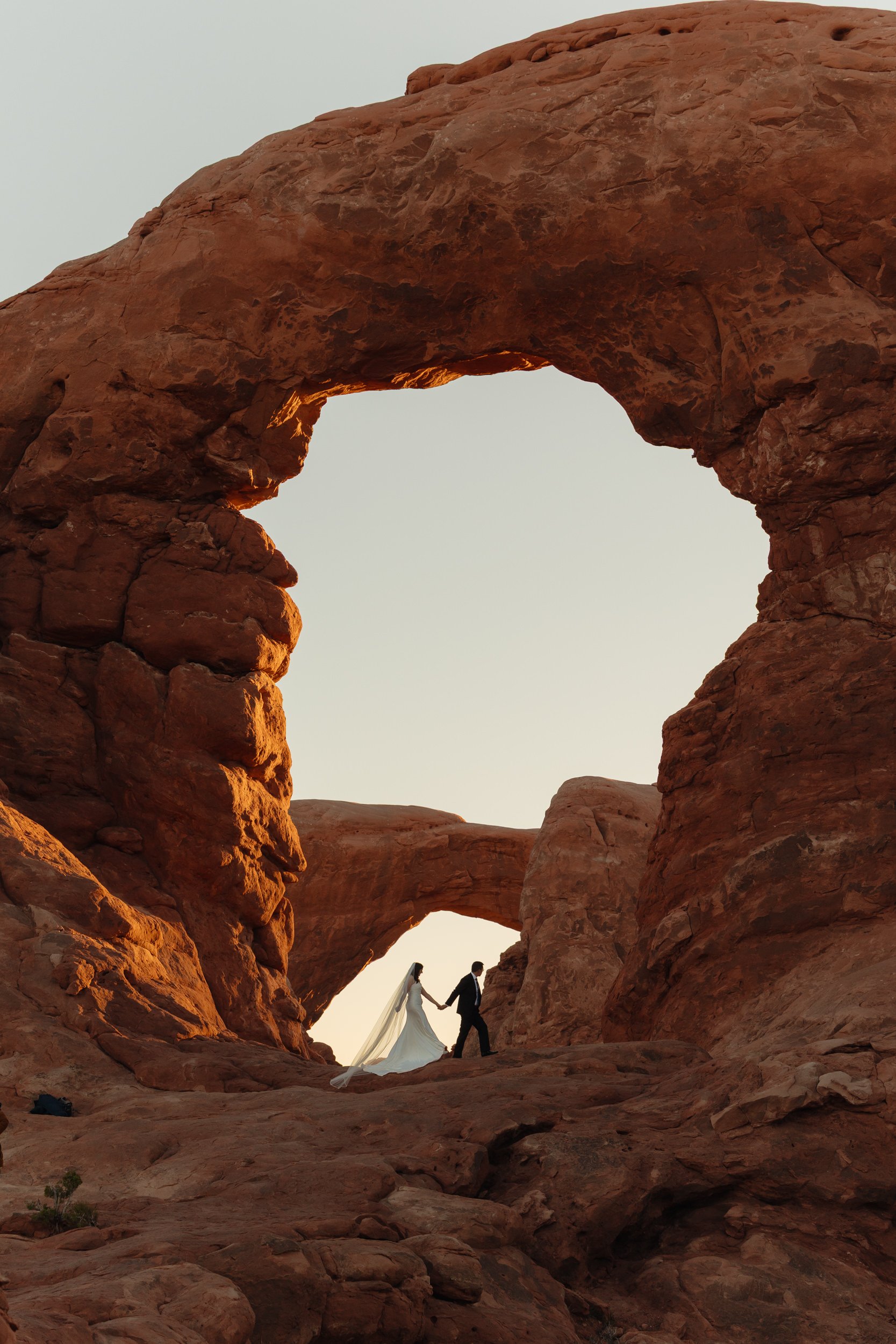 Jeep elopement in Moab, Utah with The Hearnes