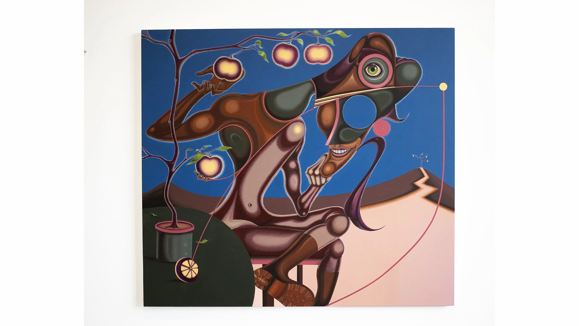  school of ideology 2025 63×60 acrylic on canvas 