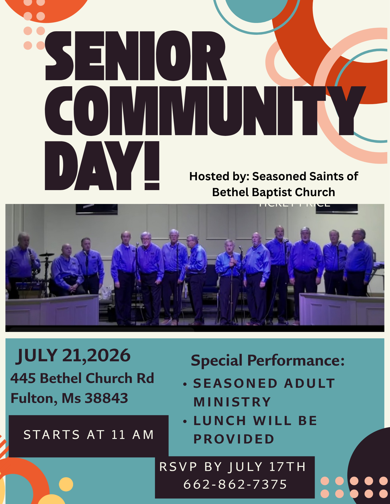 Seasoned Saints Community Day