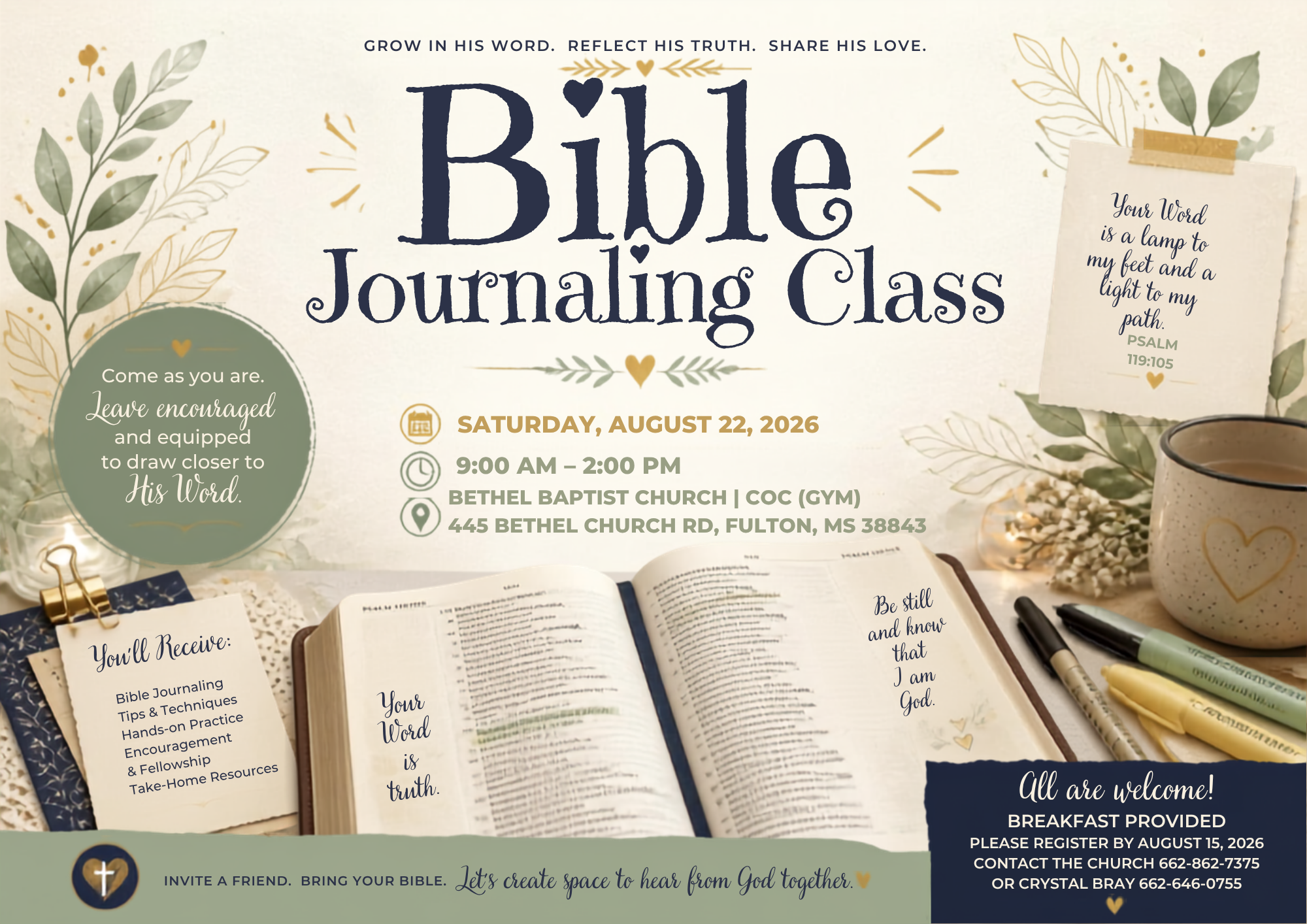 Bible Journaling Class