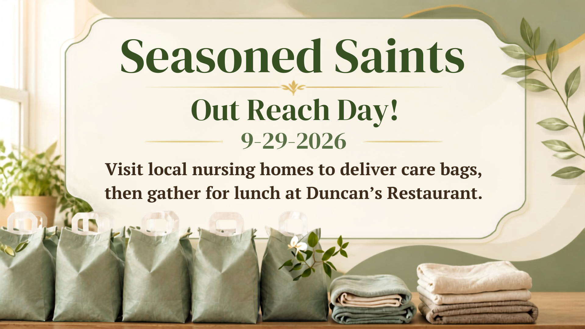 Seasoned Saints Outreach day