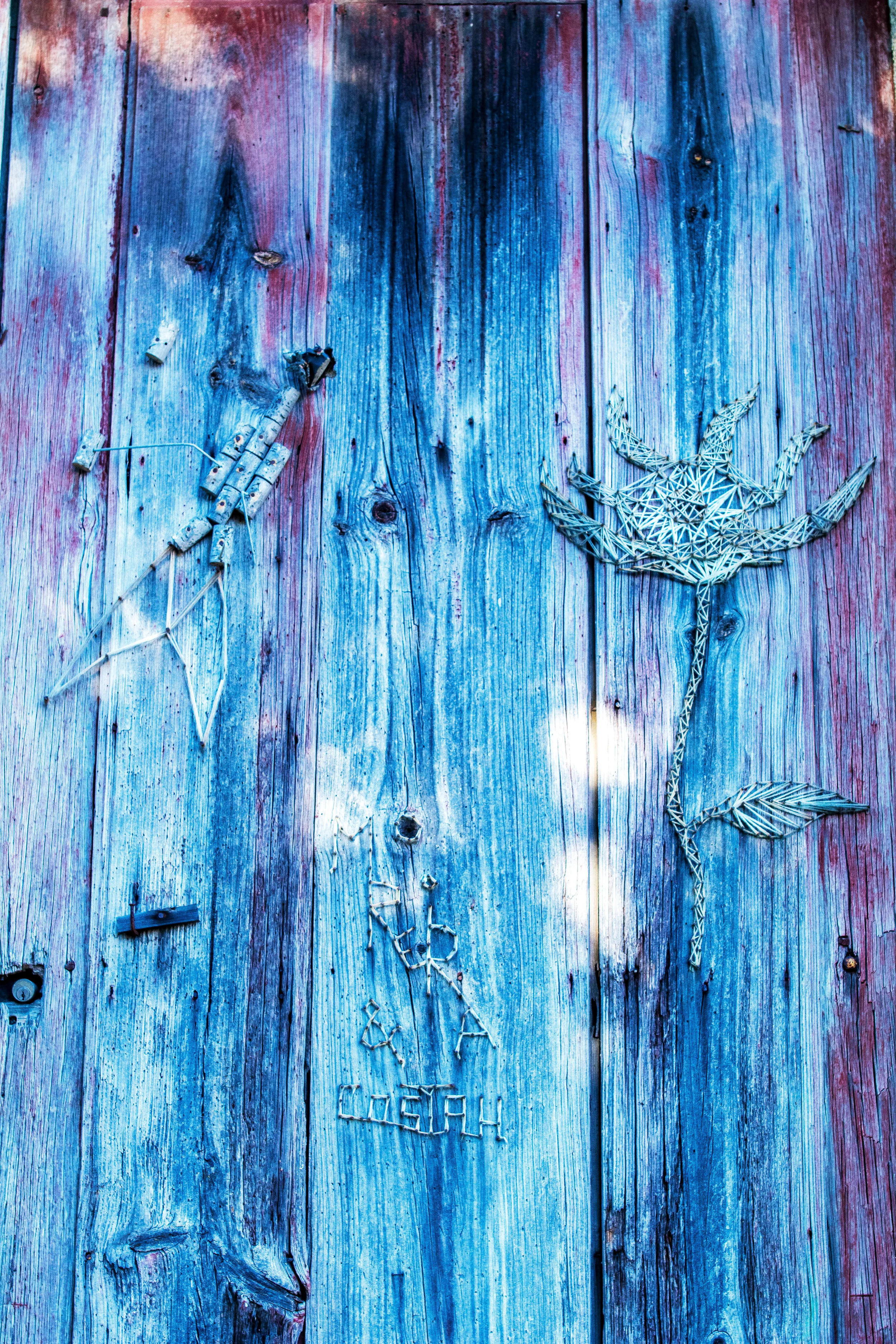8. Mrera&Costah When you stumble across art and words pinned to wood.