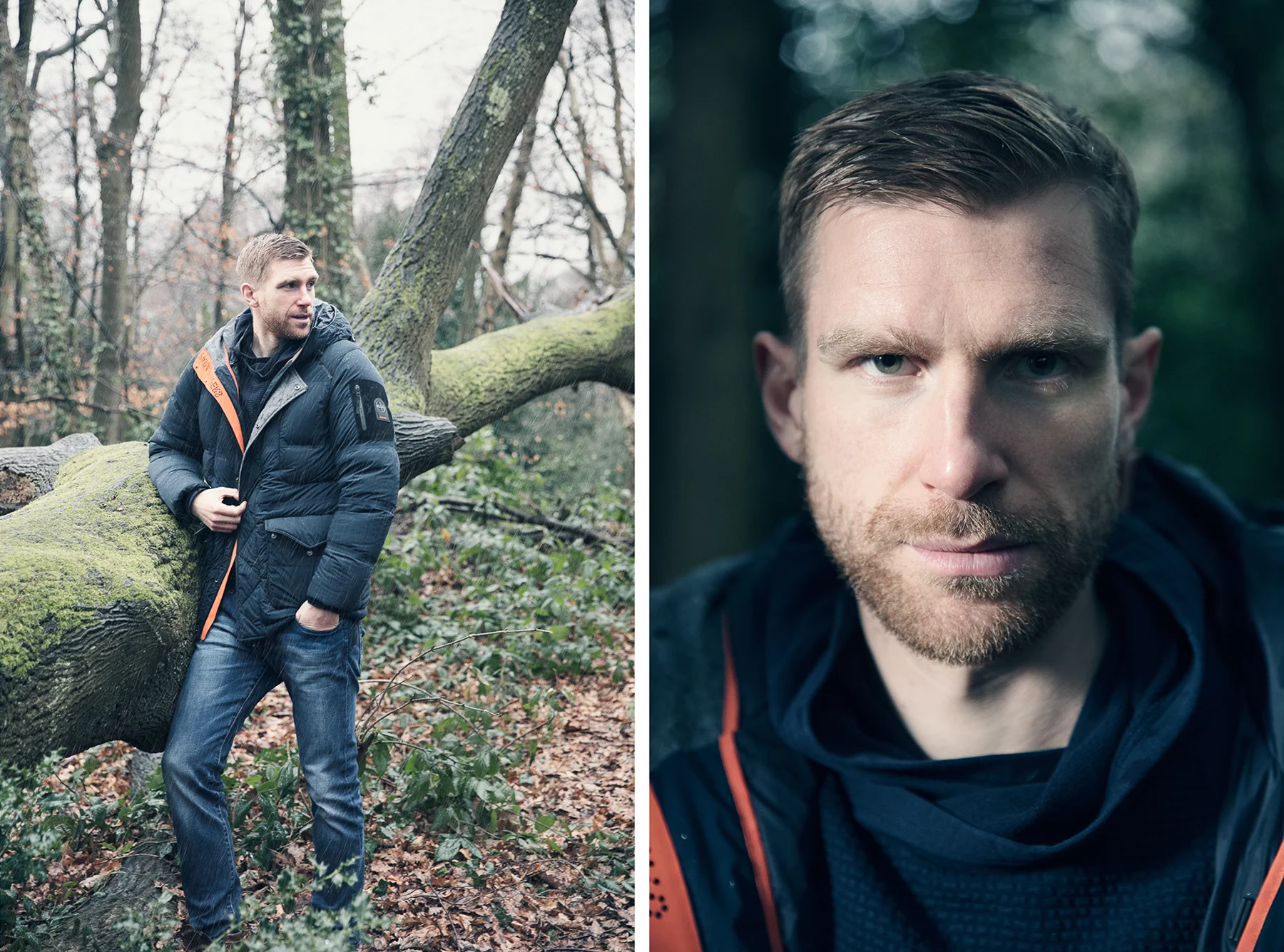 I photographed Arsenal captain Per Mertesacker for German magazine Der Spiegel. Apparently, being a professional footballer is not as easy as it looks. Mertesacker landed himself in a bit of controversy with his views on the pressures of the football world. I thought he was easygoing, confident and accomodating during our short photo session in the rain on Hampstead Heath. 