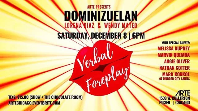 Come catch a @konkolskorner solo set opening for #verbalforeplay - A variety show about #love at ARTE in Pilsen. #love #lovesongs #chicagomusic #letsparty #laugh