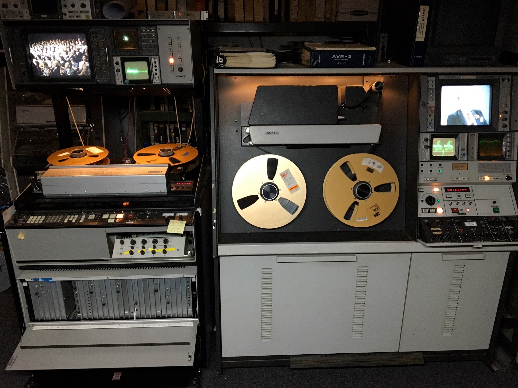 2 inch quad videotape recorders