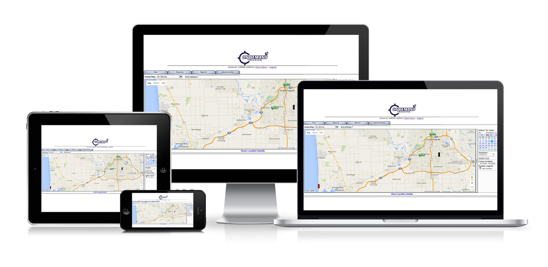 You can access our easy to use tracking platform from any web enabled device! We also have applications for both Android and iOS.
