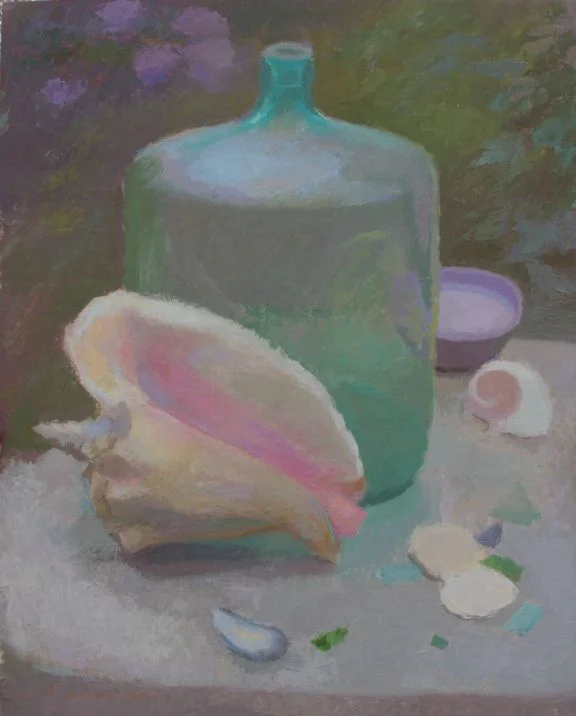 casali_seaglasswithshells,rainyday24x30oil.jpg