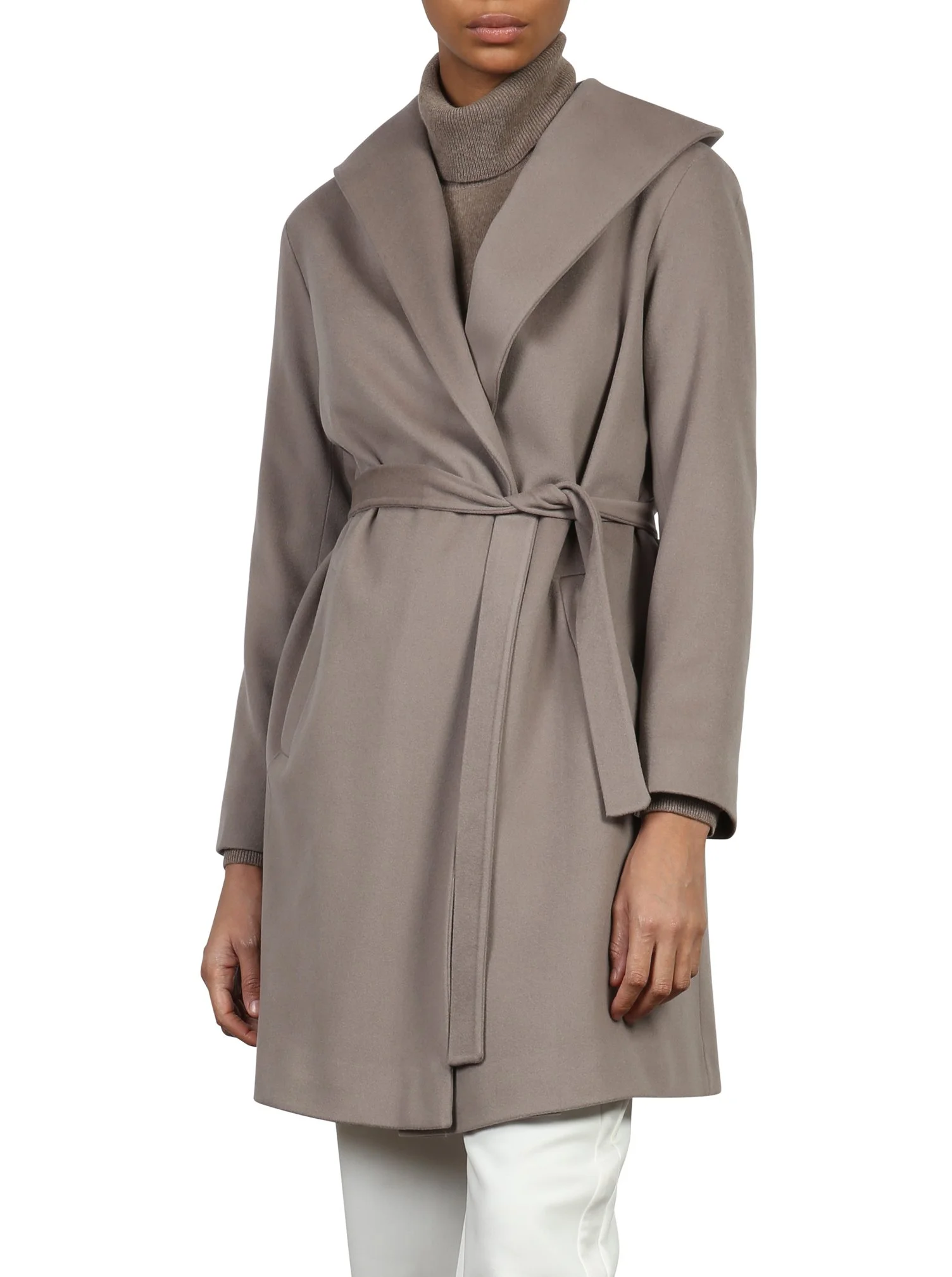 fleurette wrap coat