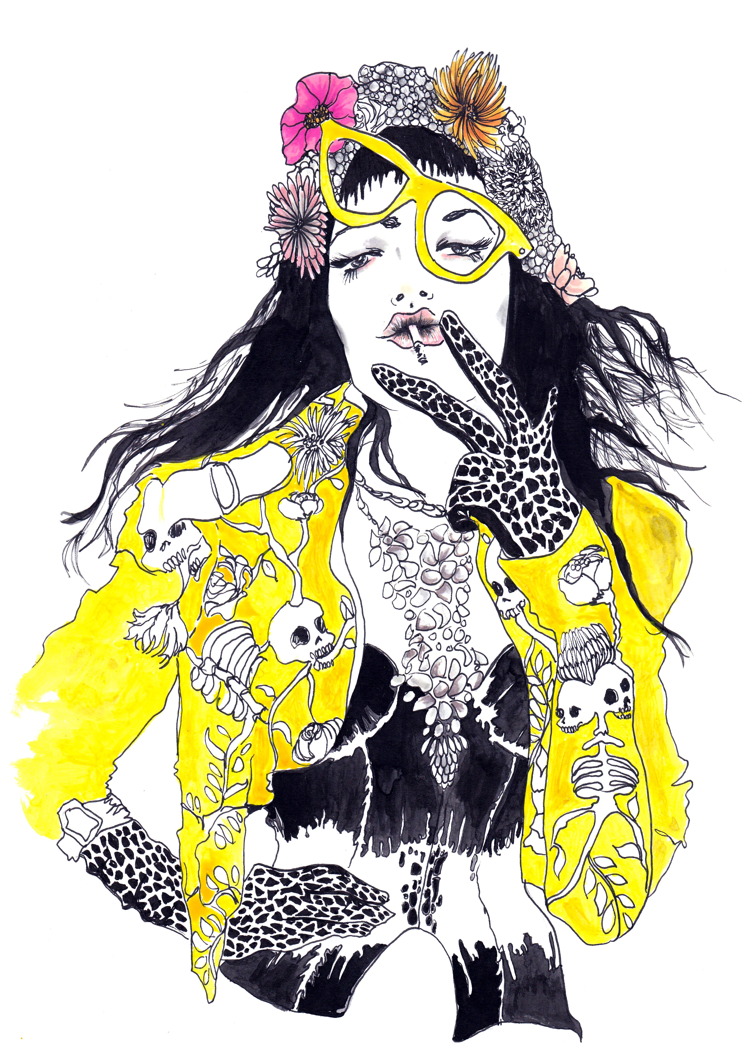  "Yellow Jacket"&nbsp; 11x14" 2012 