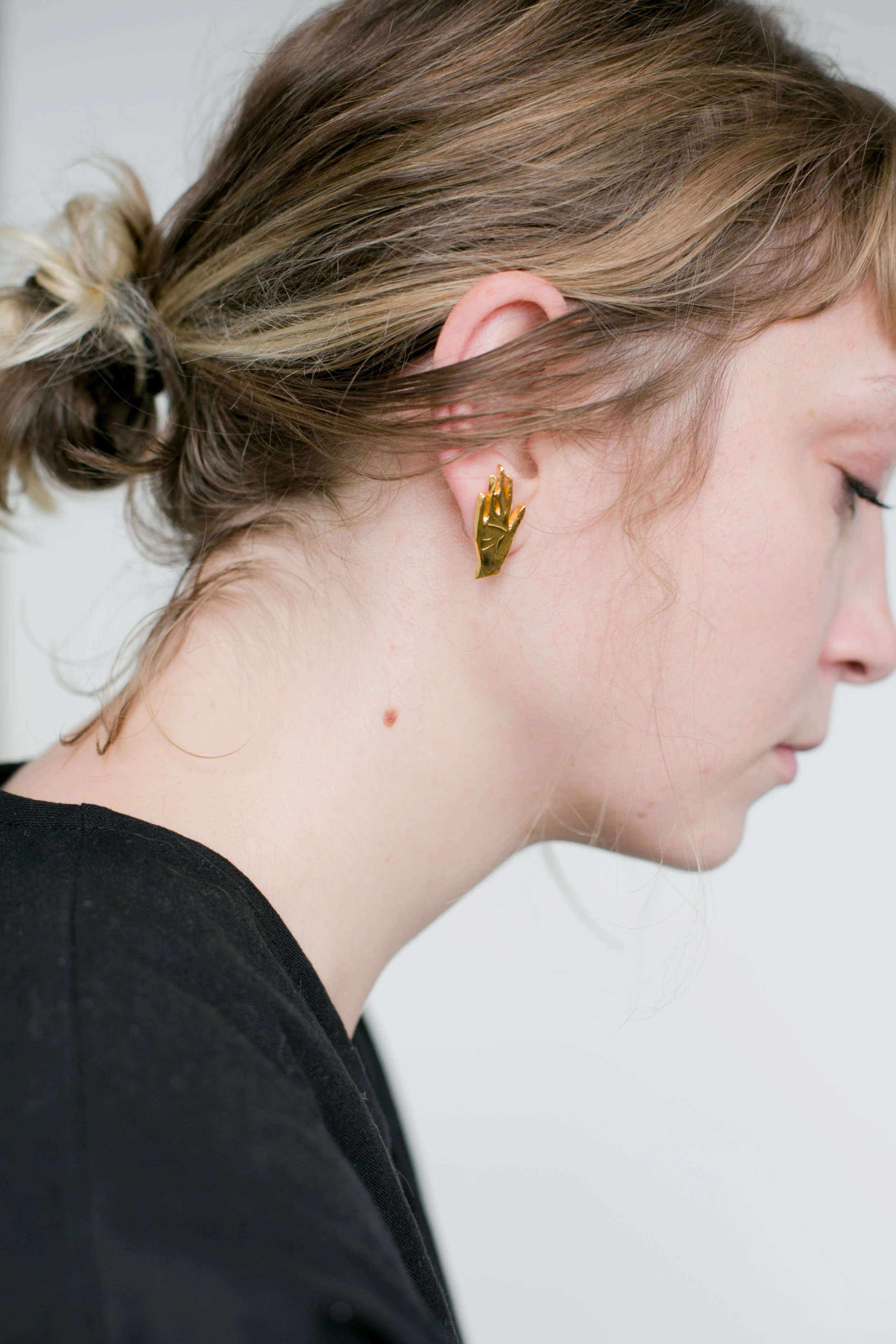Lauren Winter Co, Jumpsuit / L'enchanteur, Palm of Hand Earings