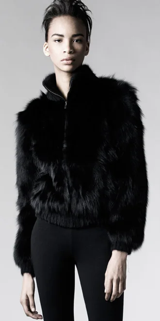 STYLE # T122184FX fox bomber jacket