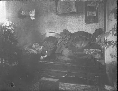 Ca. 1902, assume Garrett family home in Macksburg, Iowa Charles Robert Garrett