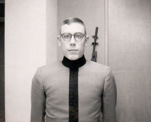 Craig in Dress Grey Uniform, Plebe Year, 1966