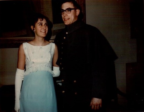 Kendra Jones and Craig, Spring Hop, USMA, 1966 Note especially Kendra’s long gloves