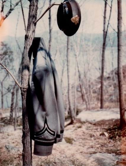 My coat and hat. See definition of Flirtation Walk