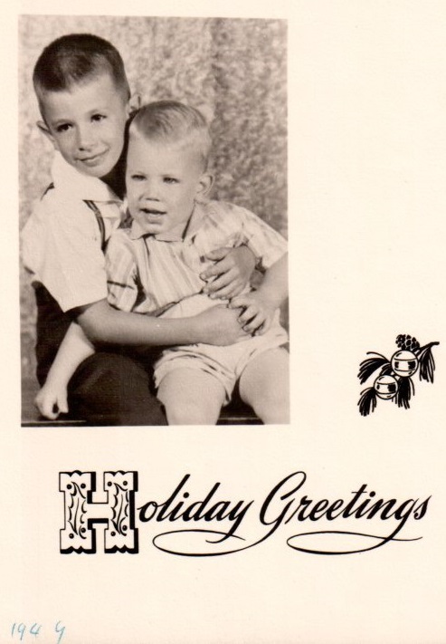 Christmas Card, taken August 1949