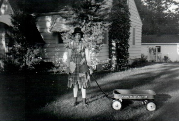Craig Garrett, Freshman initiation, fall 1961 Photo at 219 S. Locust, Colfax, Iowa