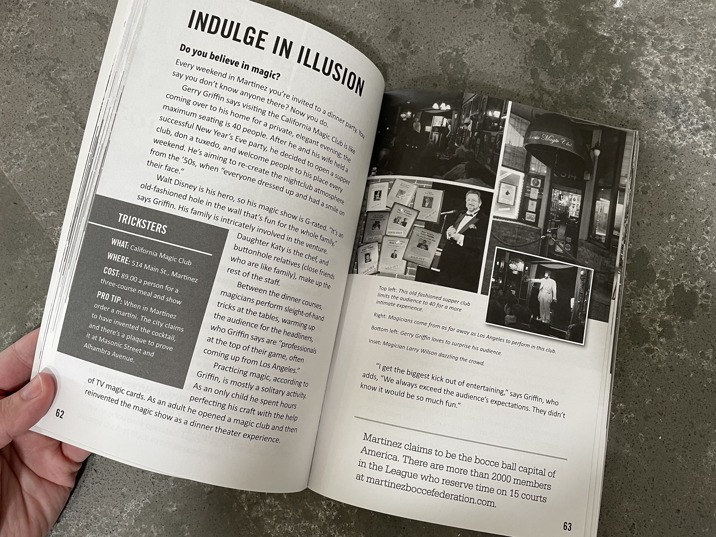 Featured in Secret California by Ruth Carlson