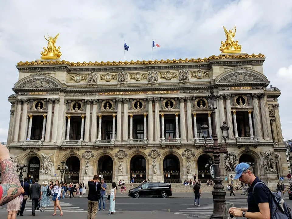 Palais Garnier, home of the Paris Opera/Ballet and the setting for the novel/film/musical THE PHANTOM OF THE OPERA.