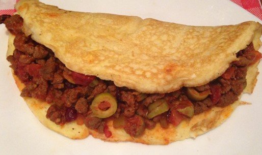 Sausage Picadillo Omelets