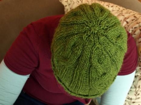 Men S Cabled Hat Pattern 9 Stitches