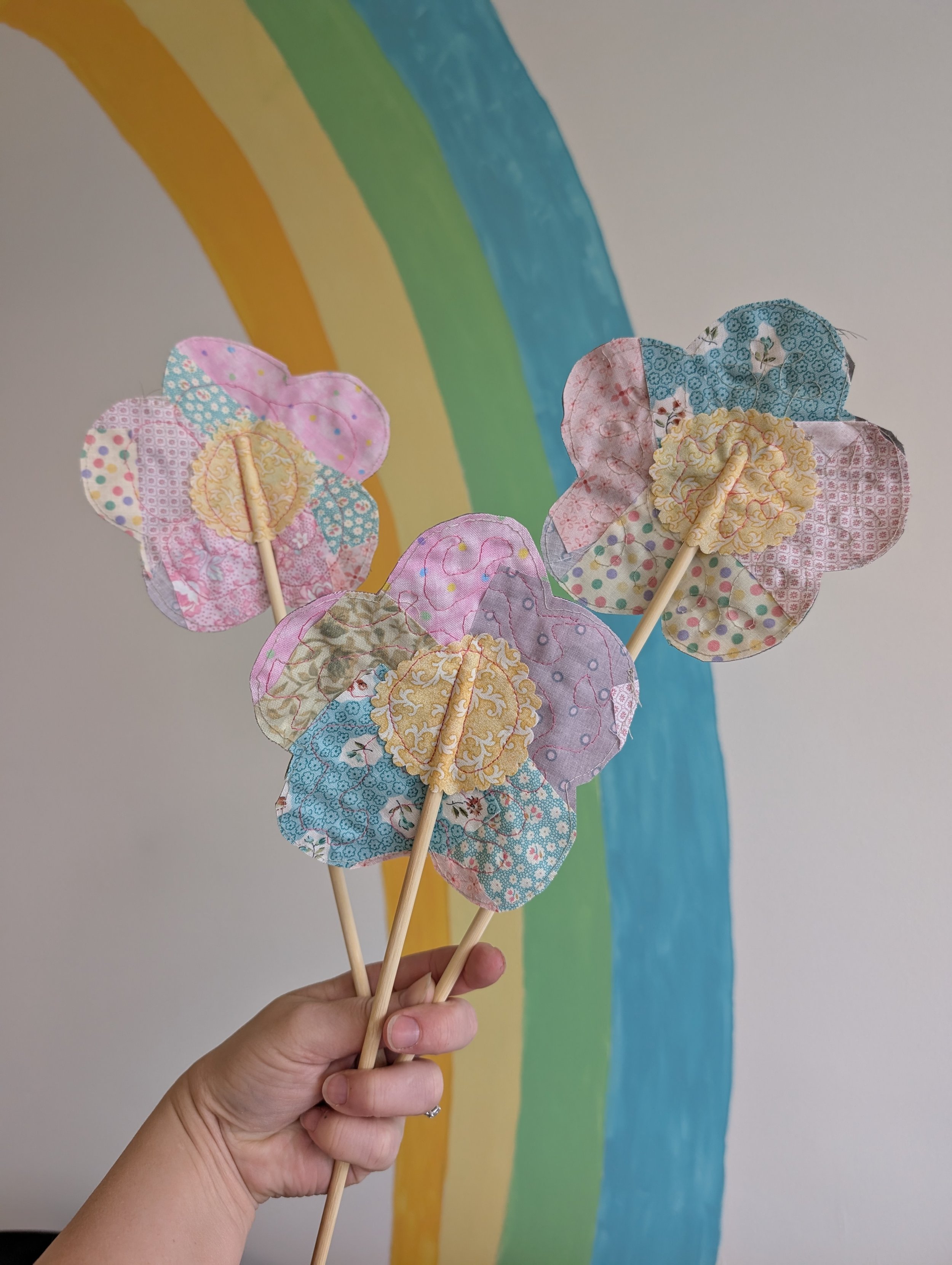 fabric flowers