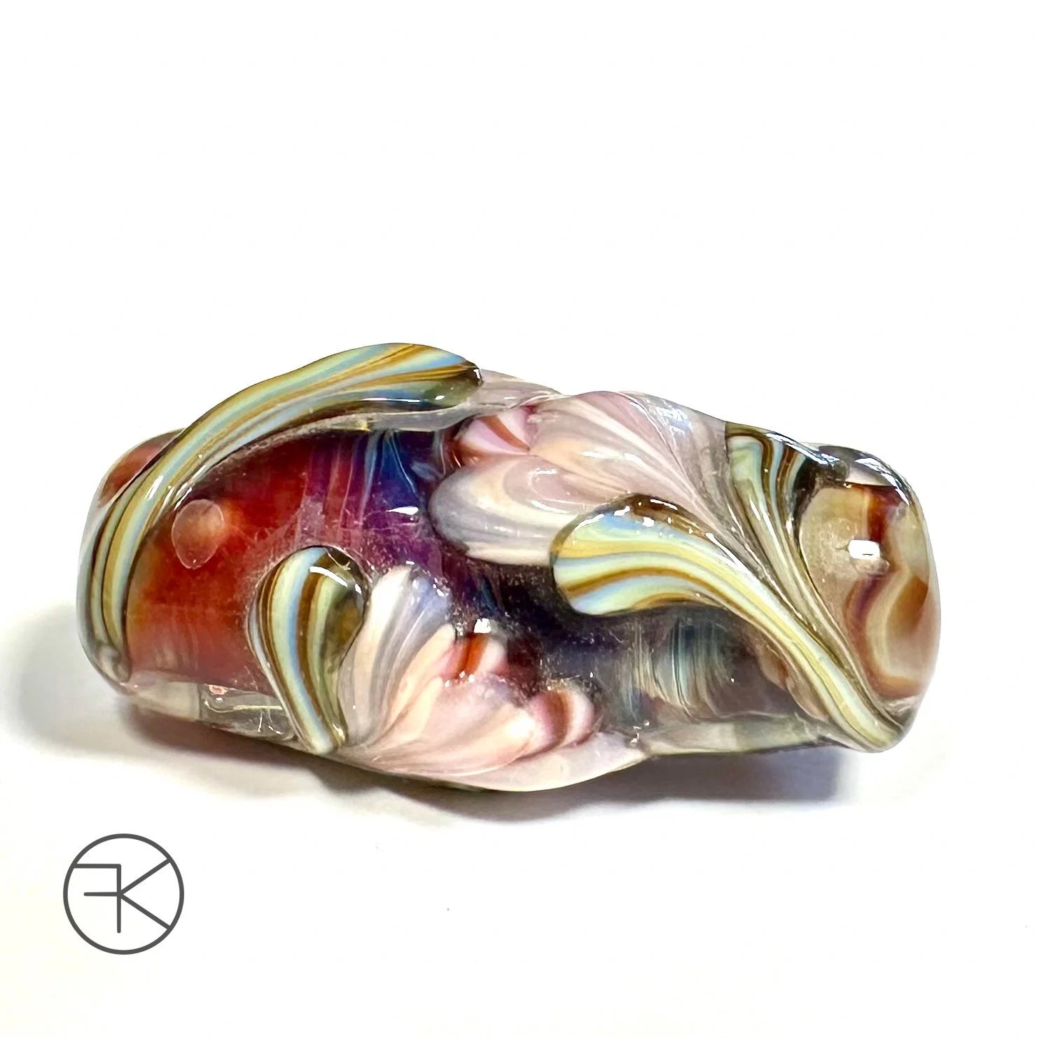 Handmade glass bead 8774798