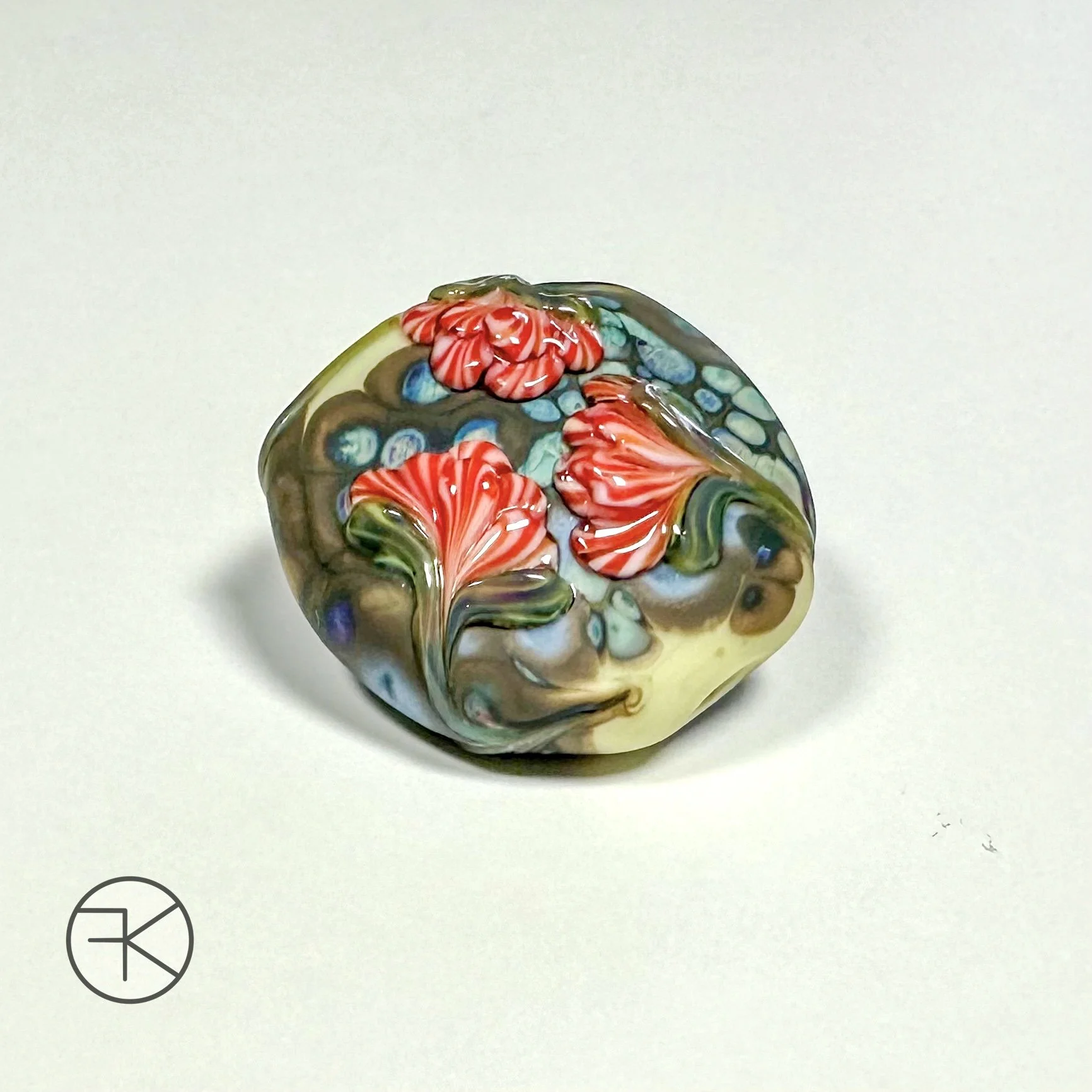 Handmade glass bead 7398156