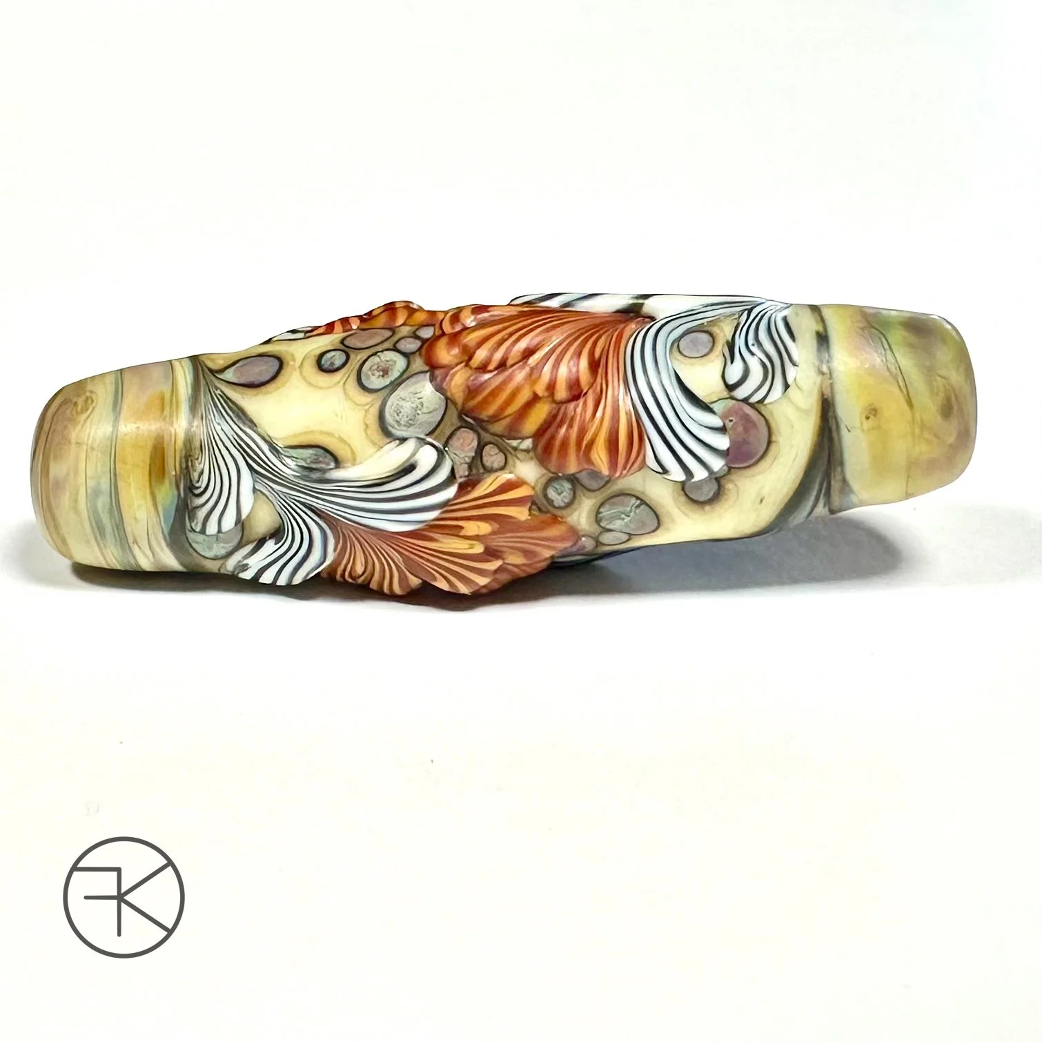 Handmade glass bead 0700542