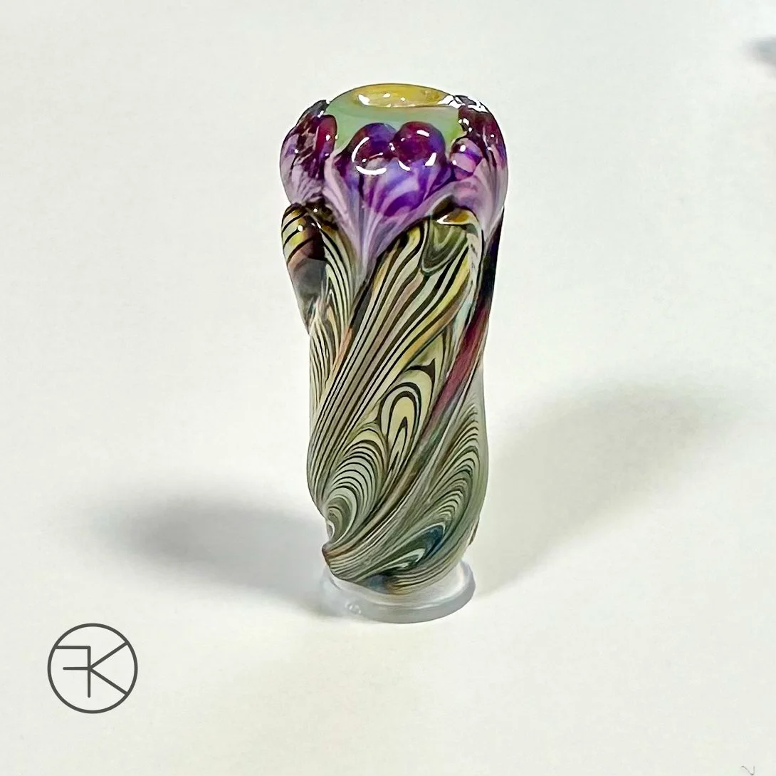 Handmade glass bead 0484112