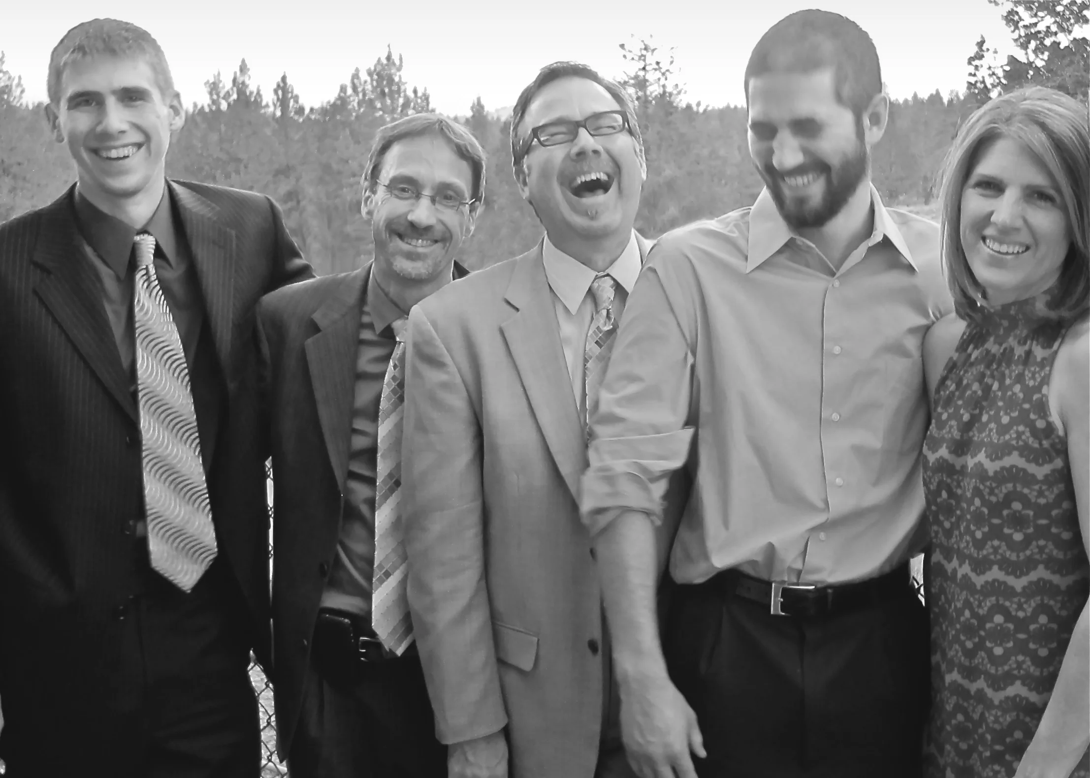 The Marshall/Ward Family B&W