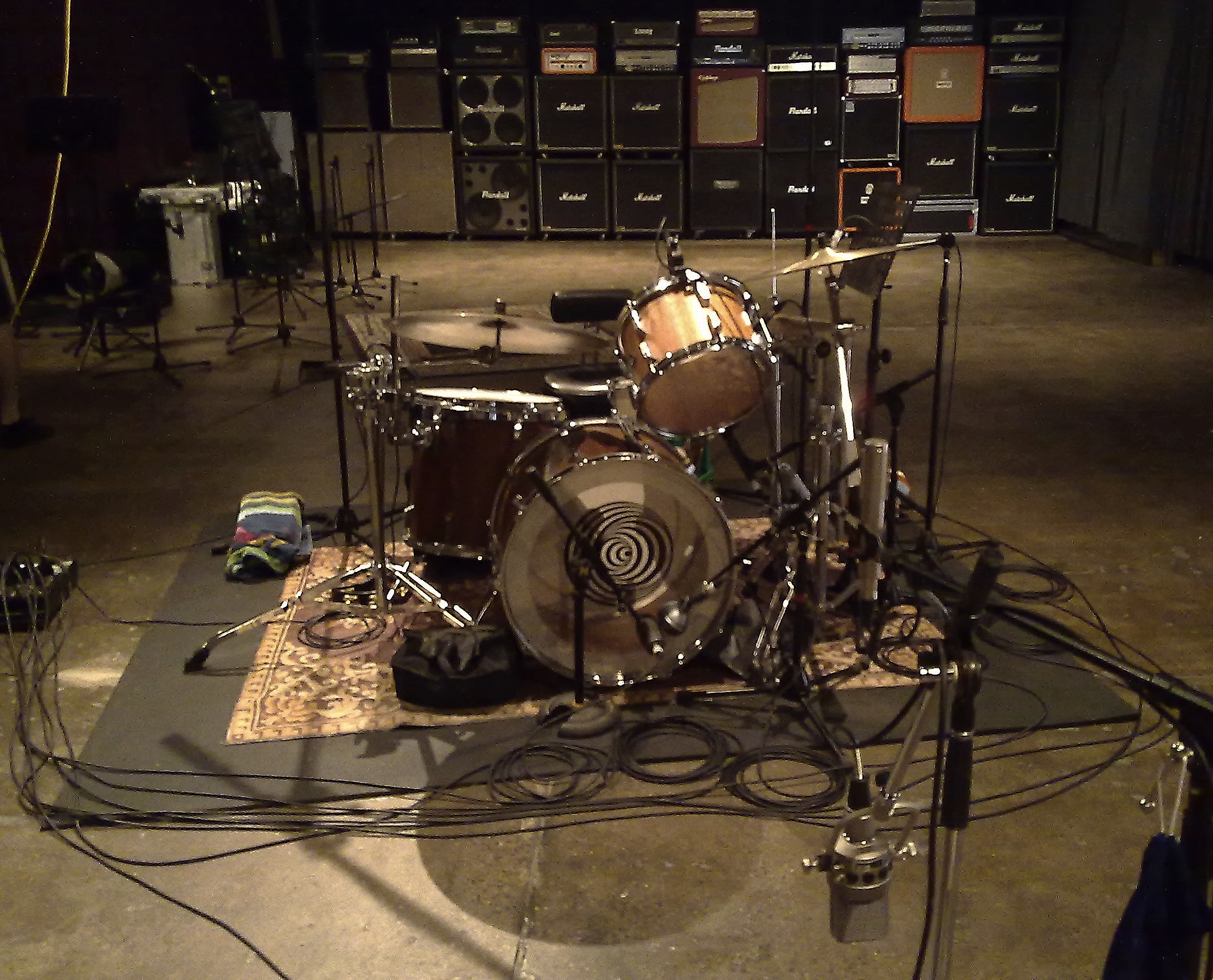  Tracking drums only at Wick Studios.&nbsp; 