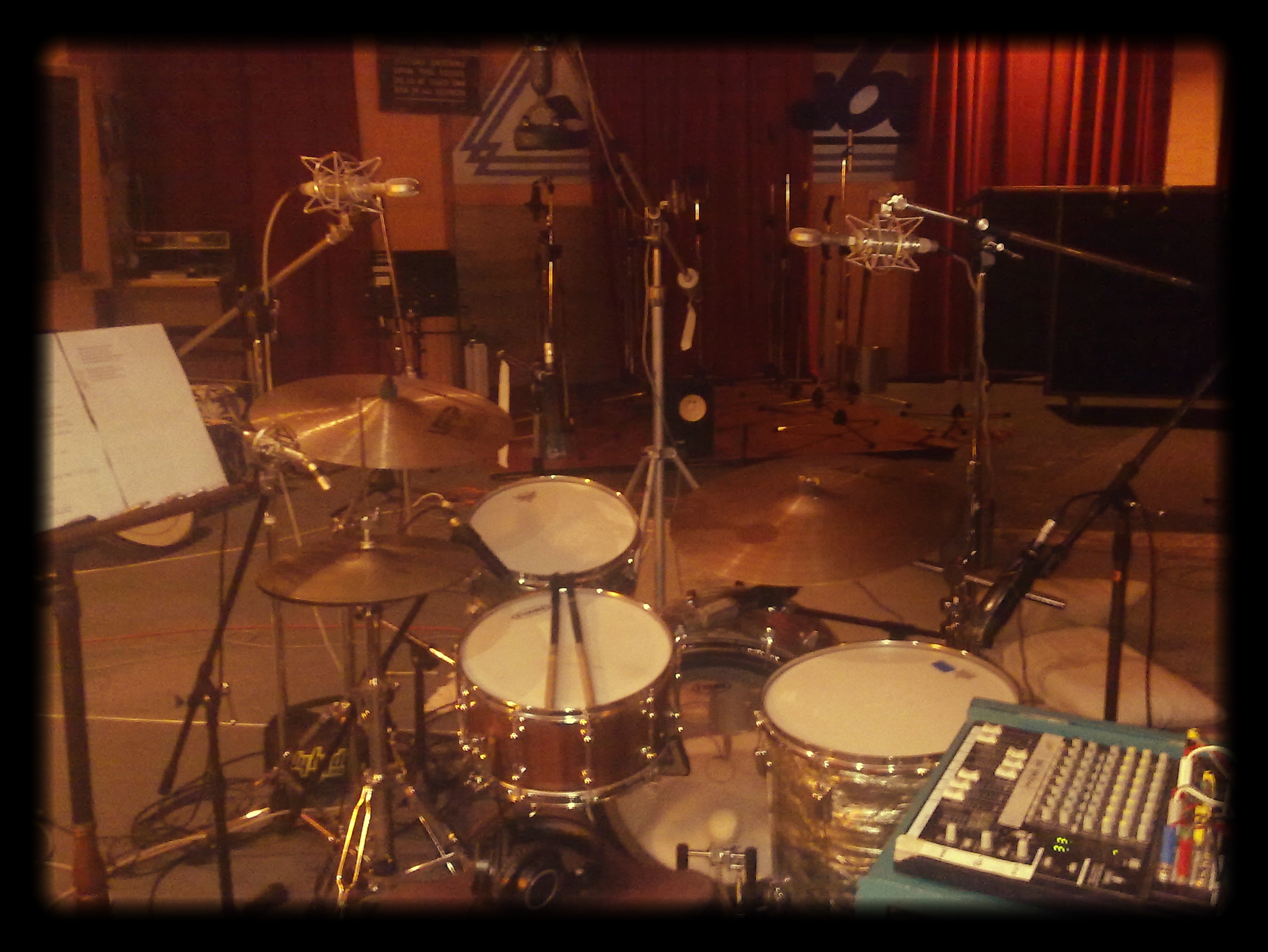  Recording for Zia's album at Rancom Studios, Sydney.&nbsp; 