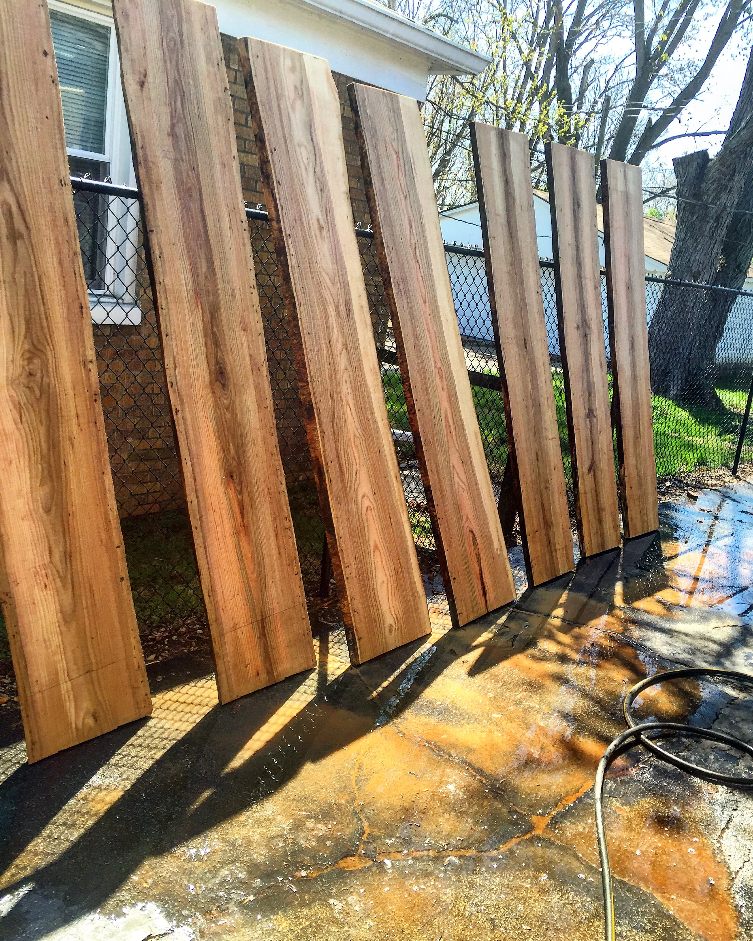 Ash Live edge and Dimensional