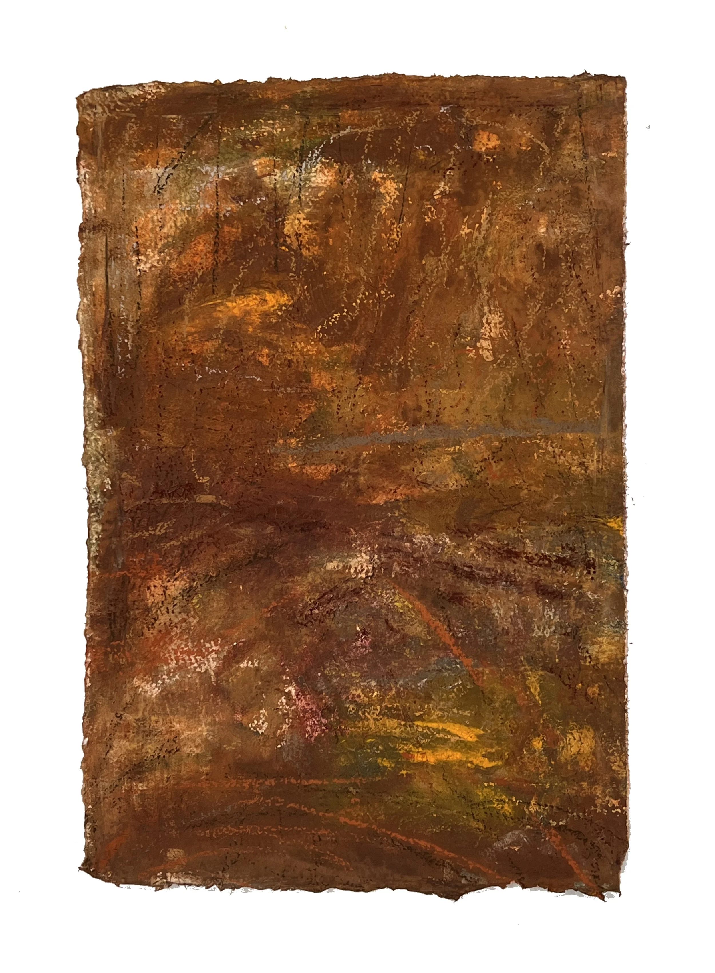  22” x 15”, watercolor and pastel on paper, 2025-2026 