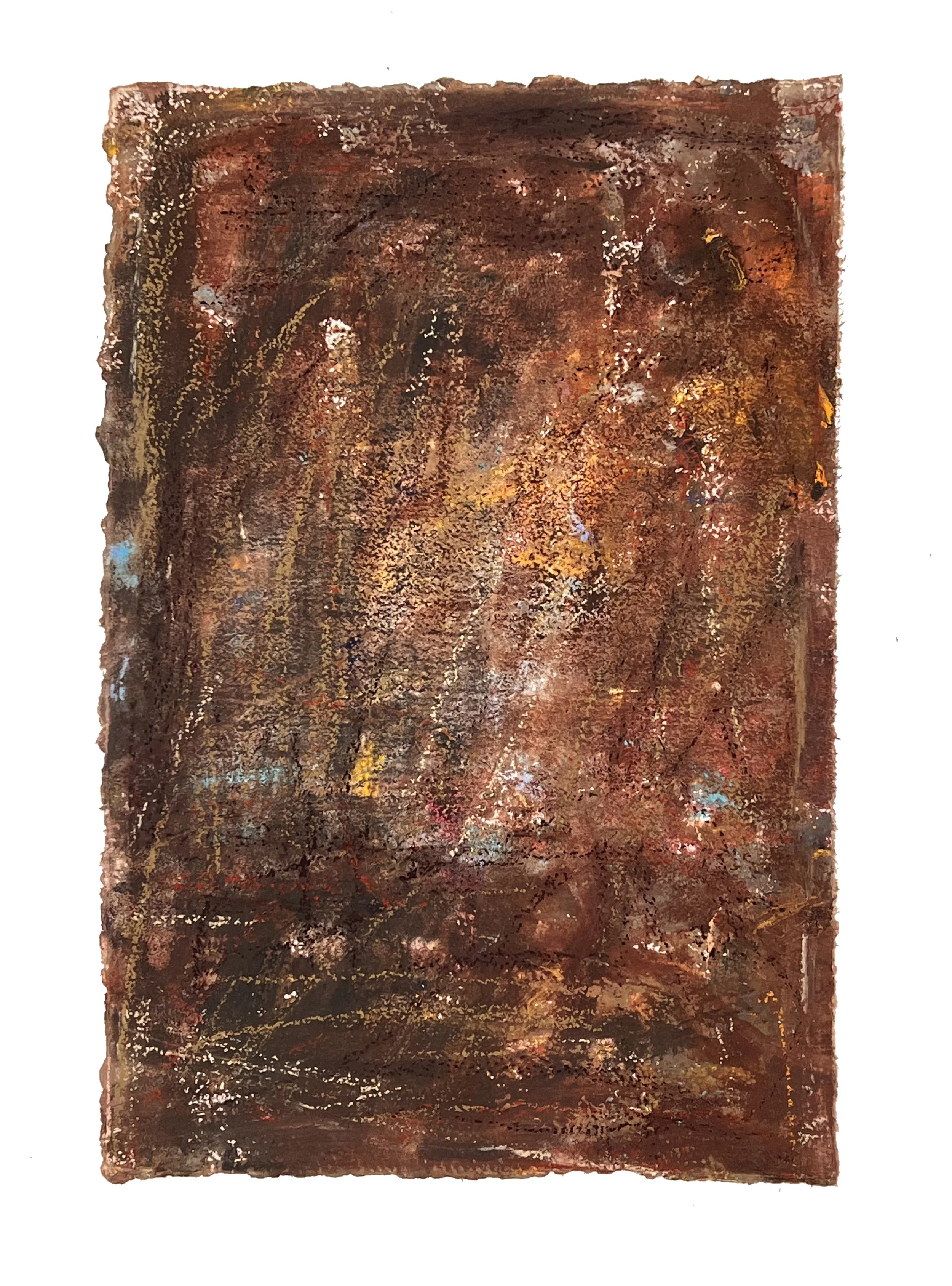  22” x 15”, watercolor and pastel on paper, 2025-2026 