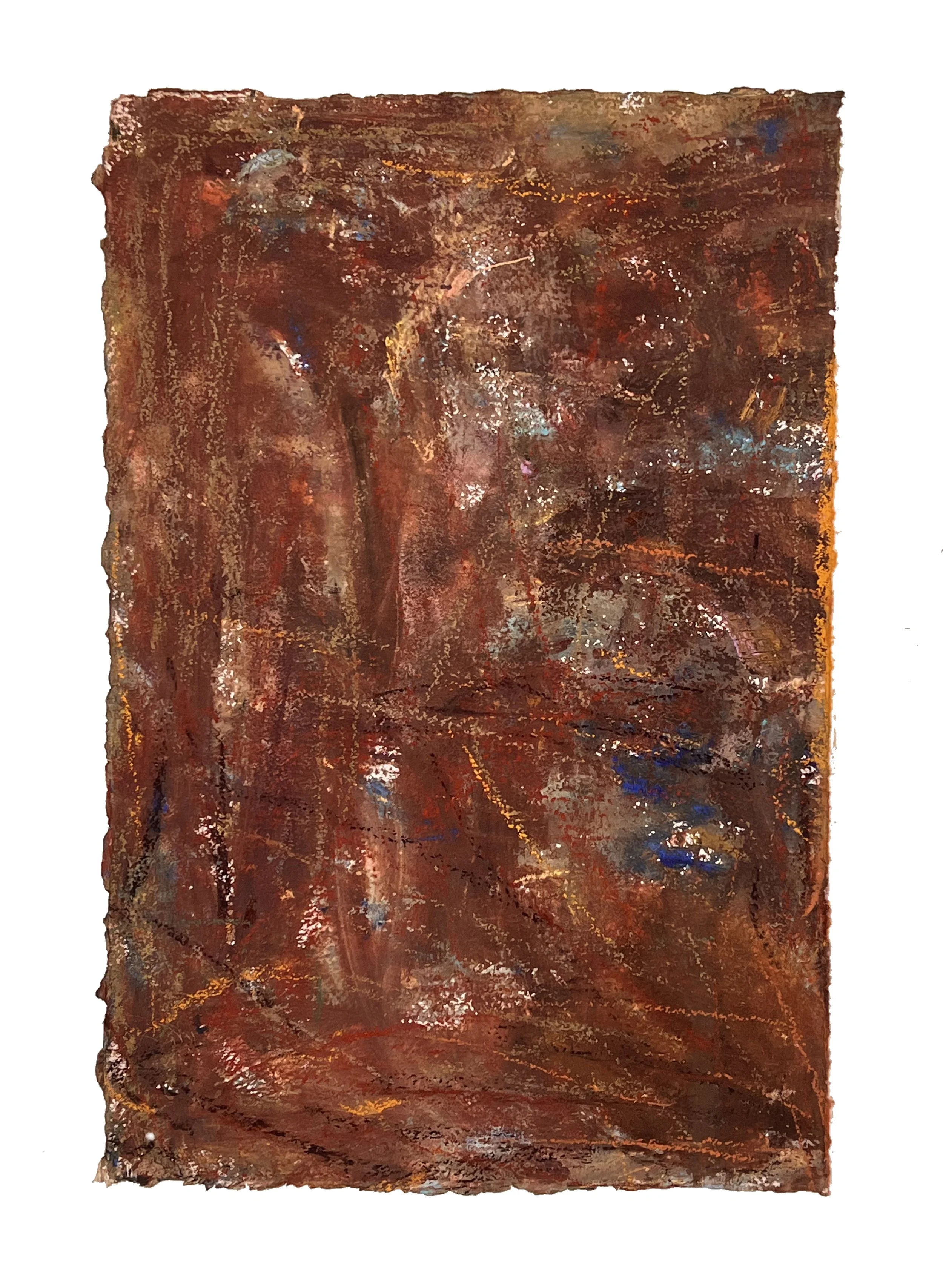  22” x 15”, watercolor and pastel on paper, 2025-2026 