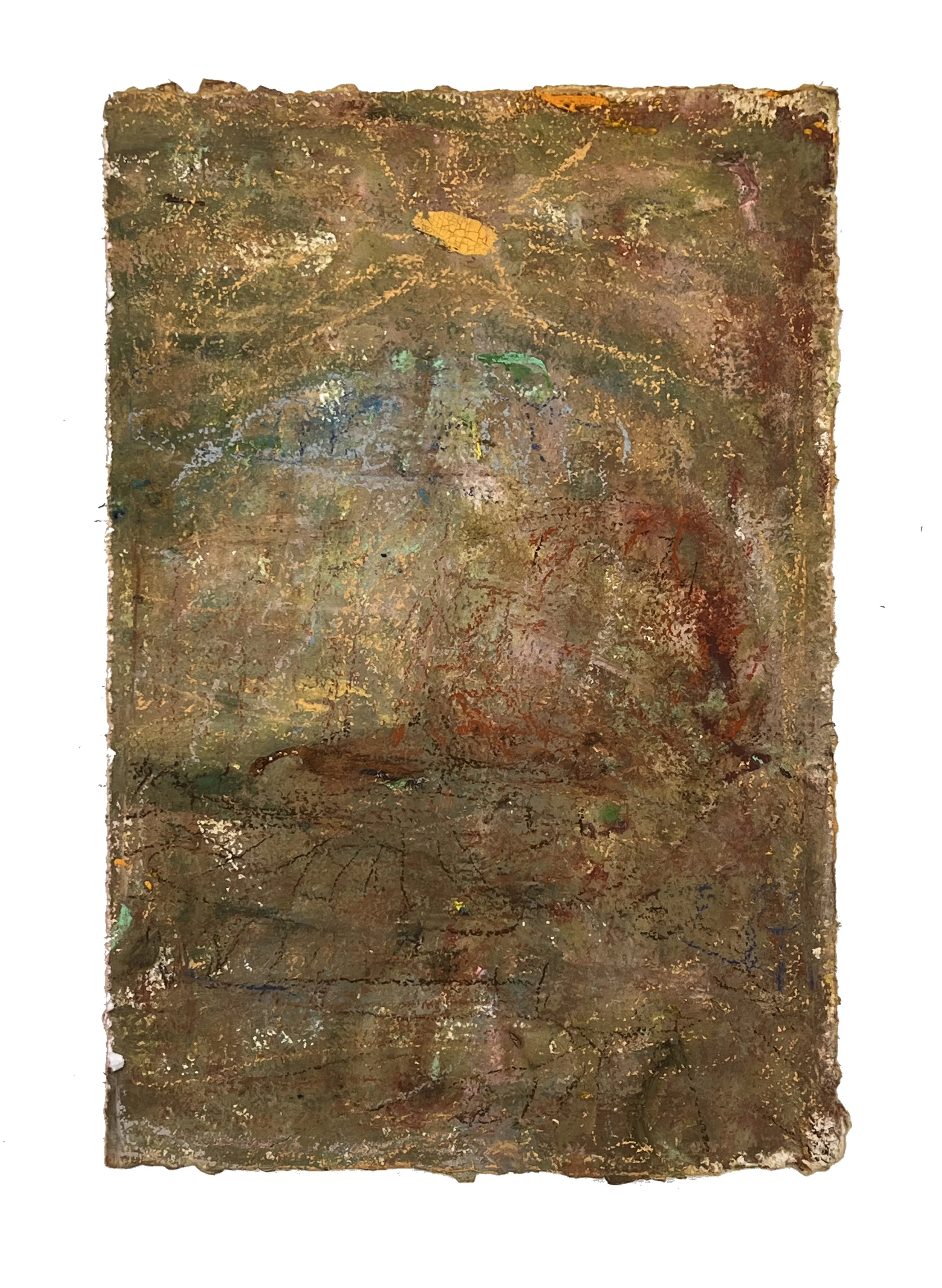  22” x 15”, watercolor and pastel on paper, 2025-2026 