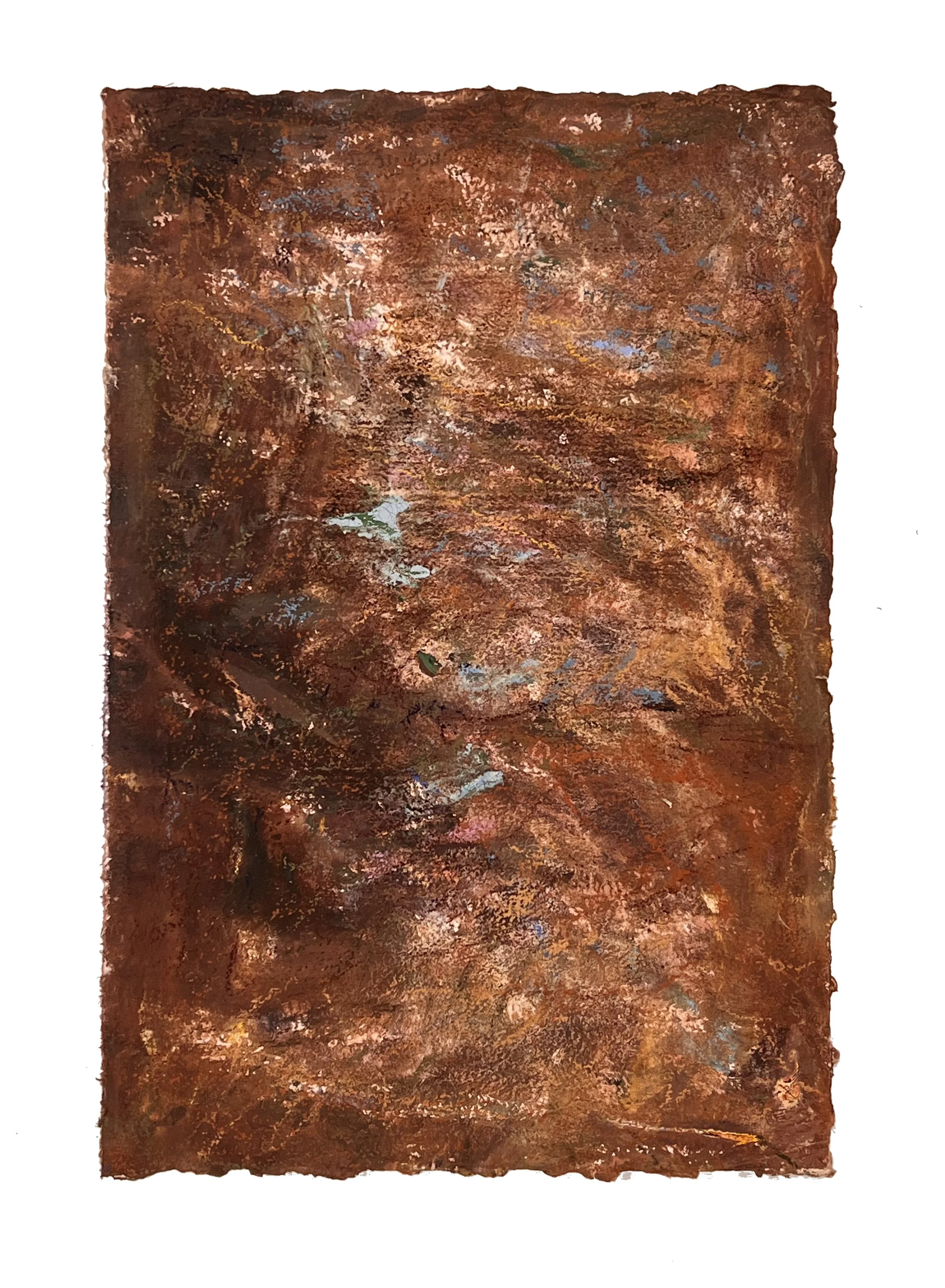  22” x 15”, watercolor and pastel on paper, 2025-2026 