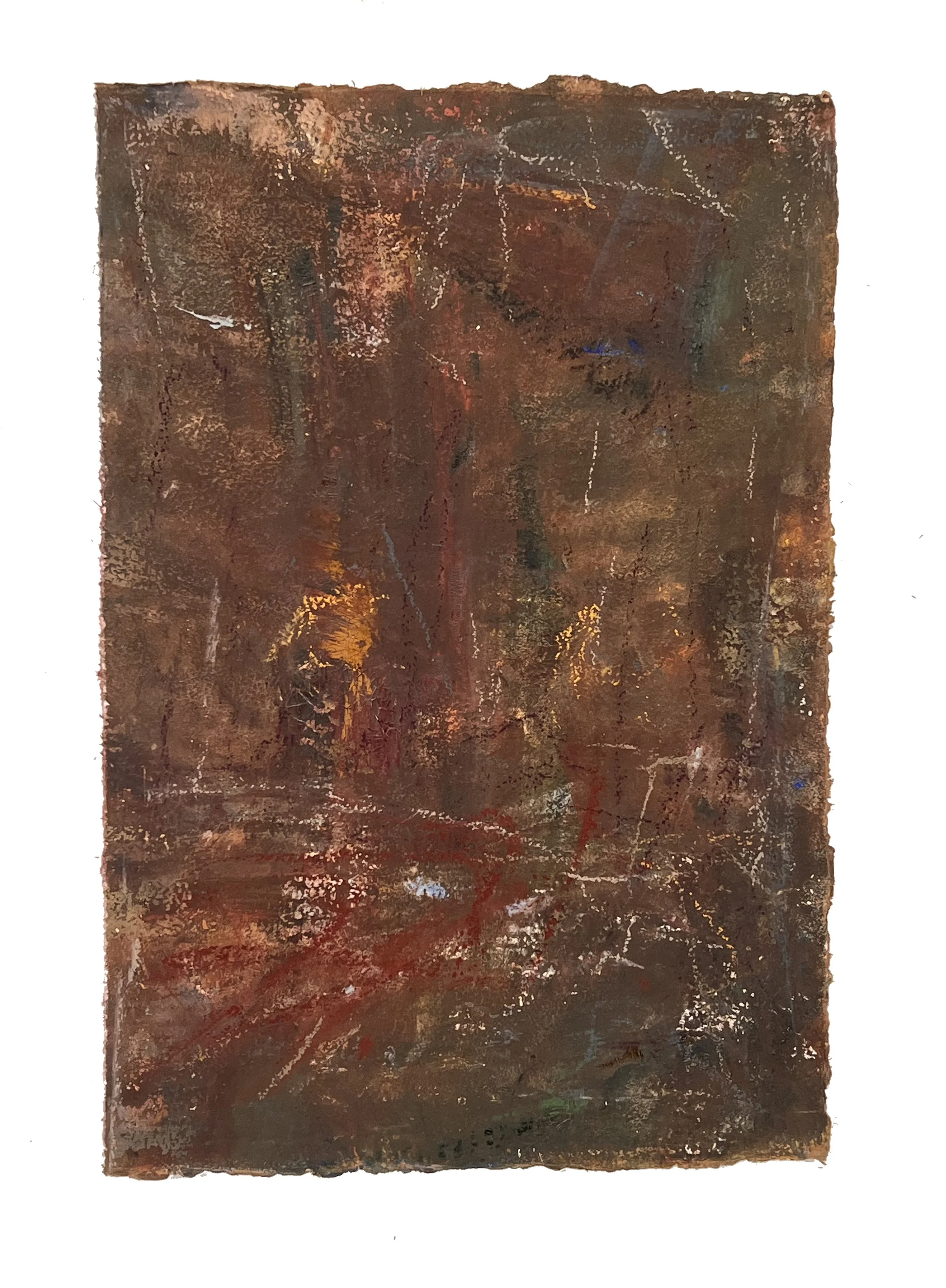  22” x 15”, watercolor and pastel on paper, 2025-2026 
