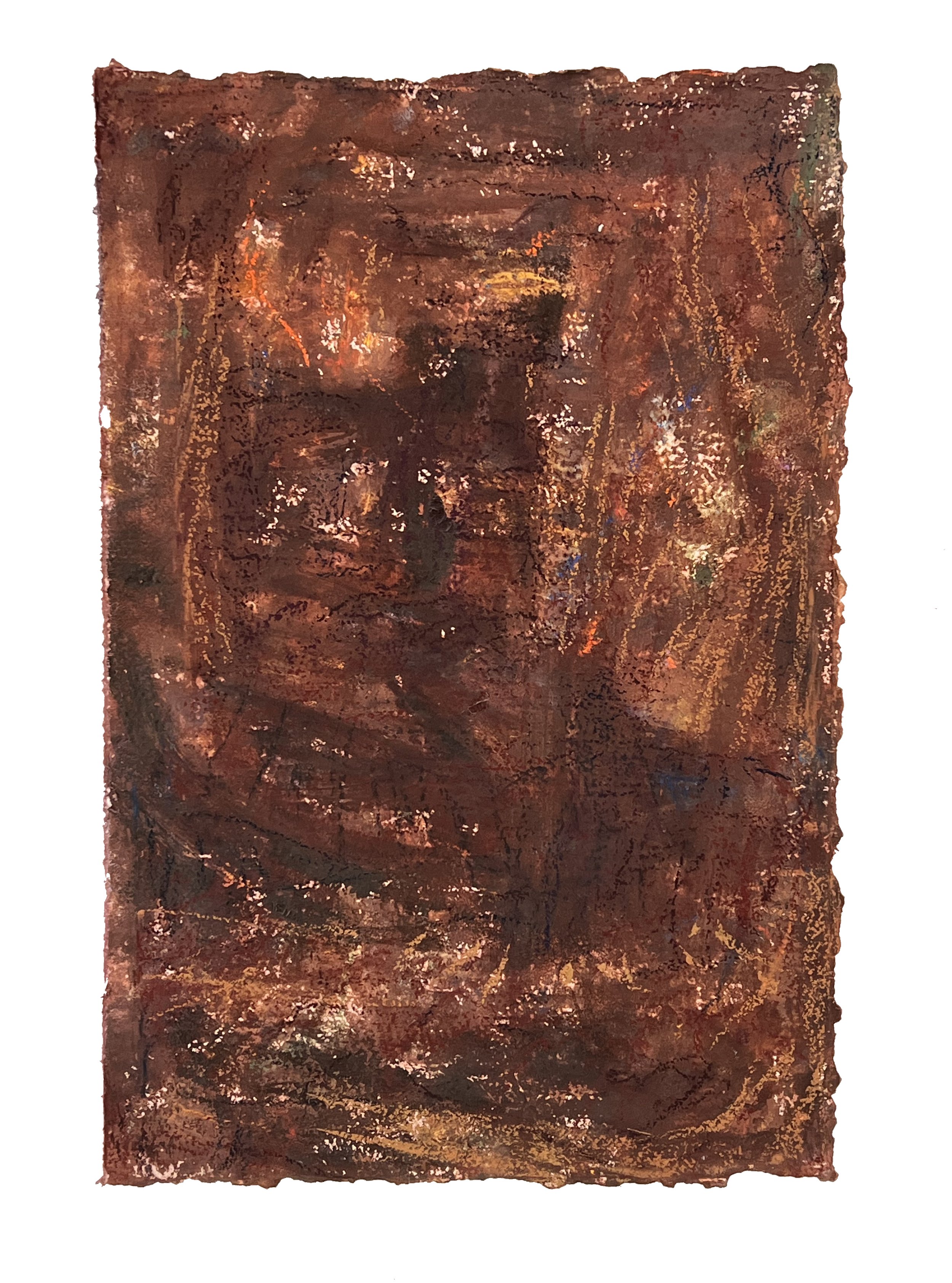  22” x 15”, watercolor and pastel on paper, 2025-2026 