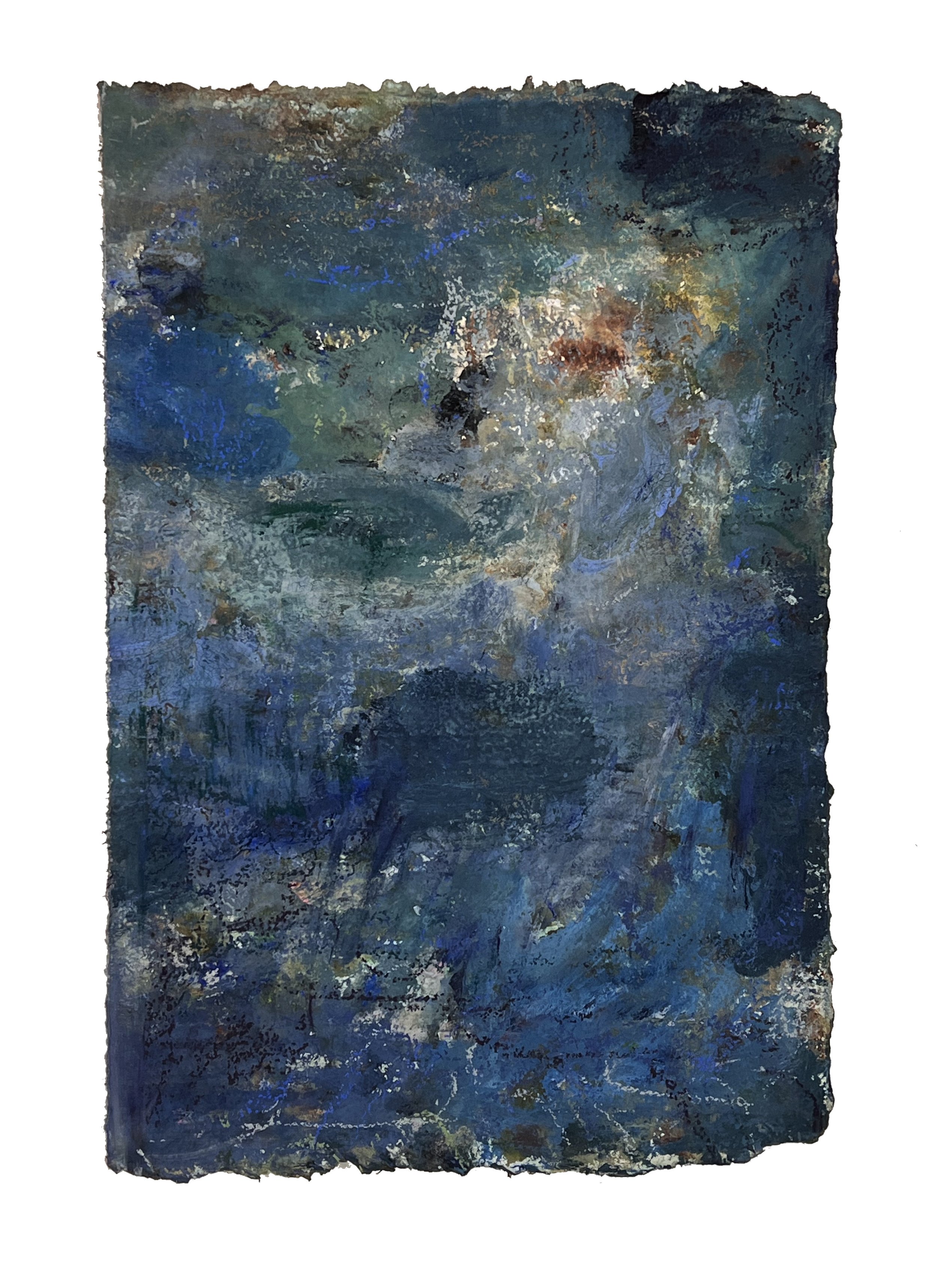 22” x 15”, watercolor and pastel on paper, 2025-2026 