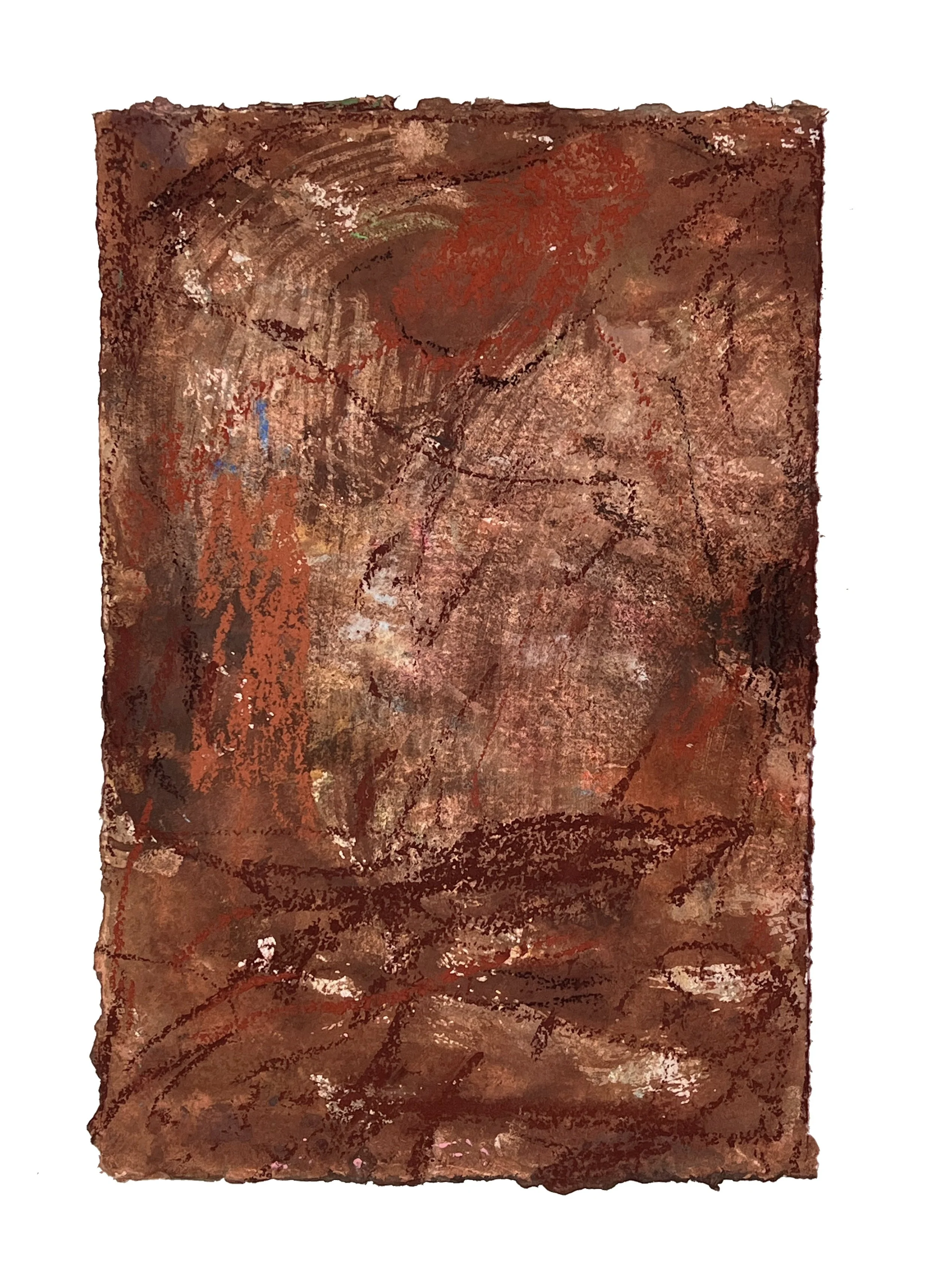  22” x 15”, watercolor and pastel on paper, 2025-2026 
