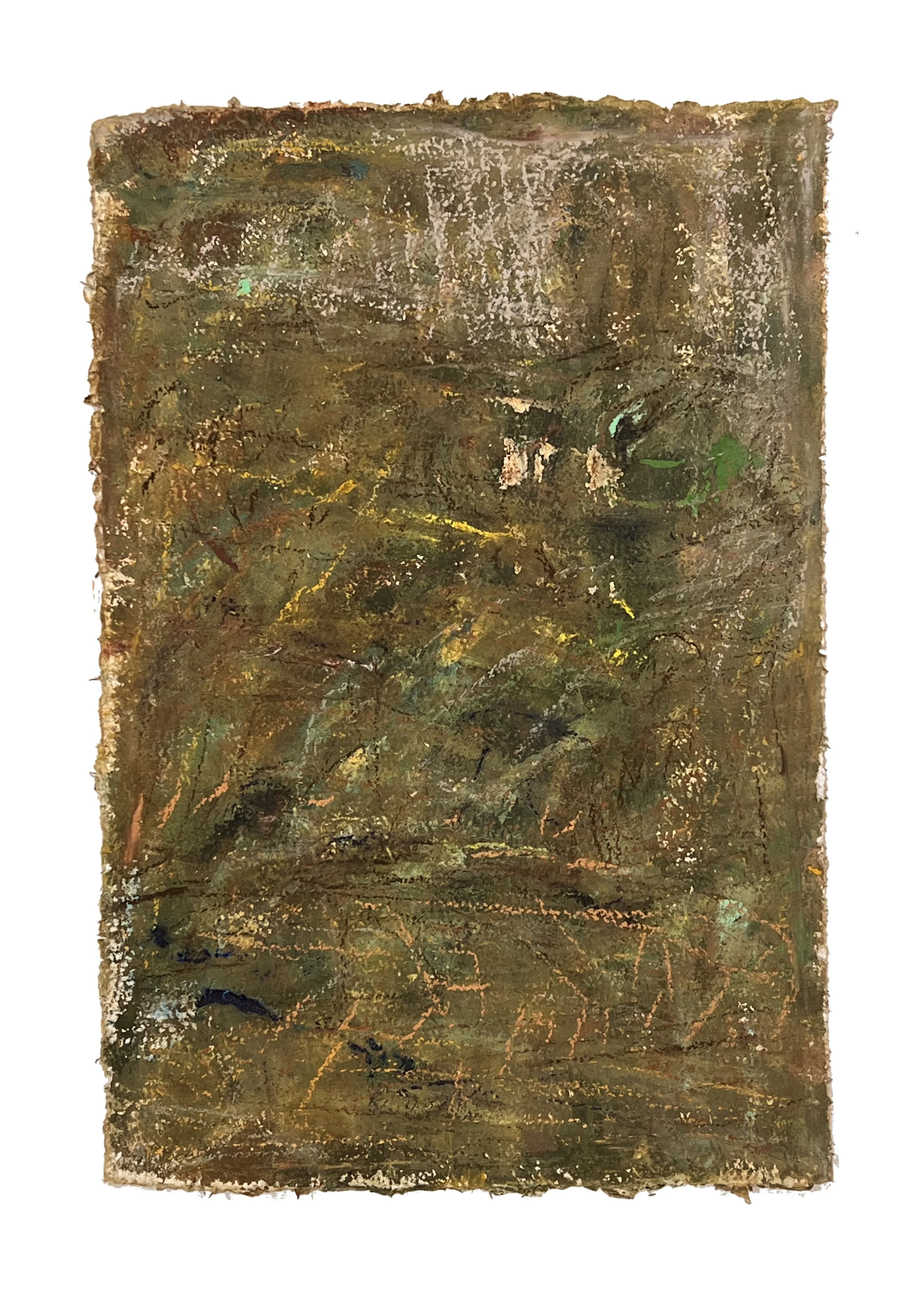  22” x 15”, watercolor and pastel on paper, 2025-2026 