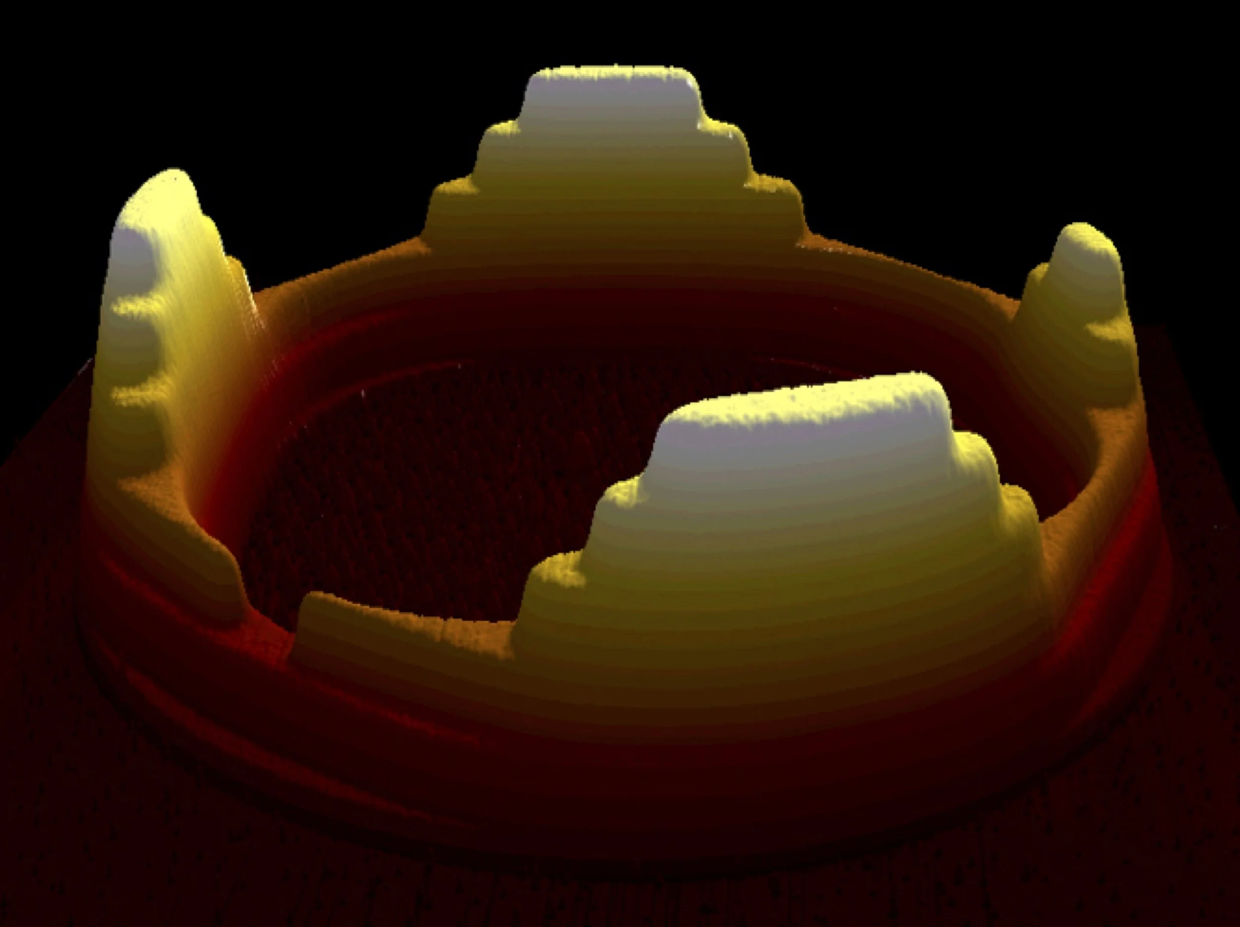 Diblock copolymer liquid ring undergoing a Plateau-Rayleigh instability